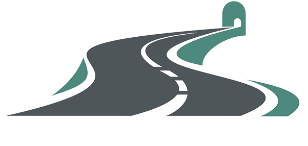 Winding Road Through Mountains Logo PNG