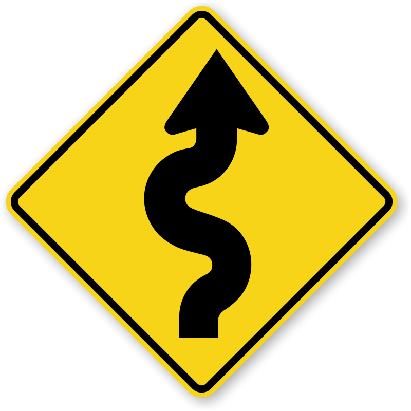 Winding_ Road_ Sign.png PNG