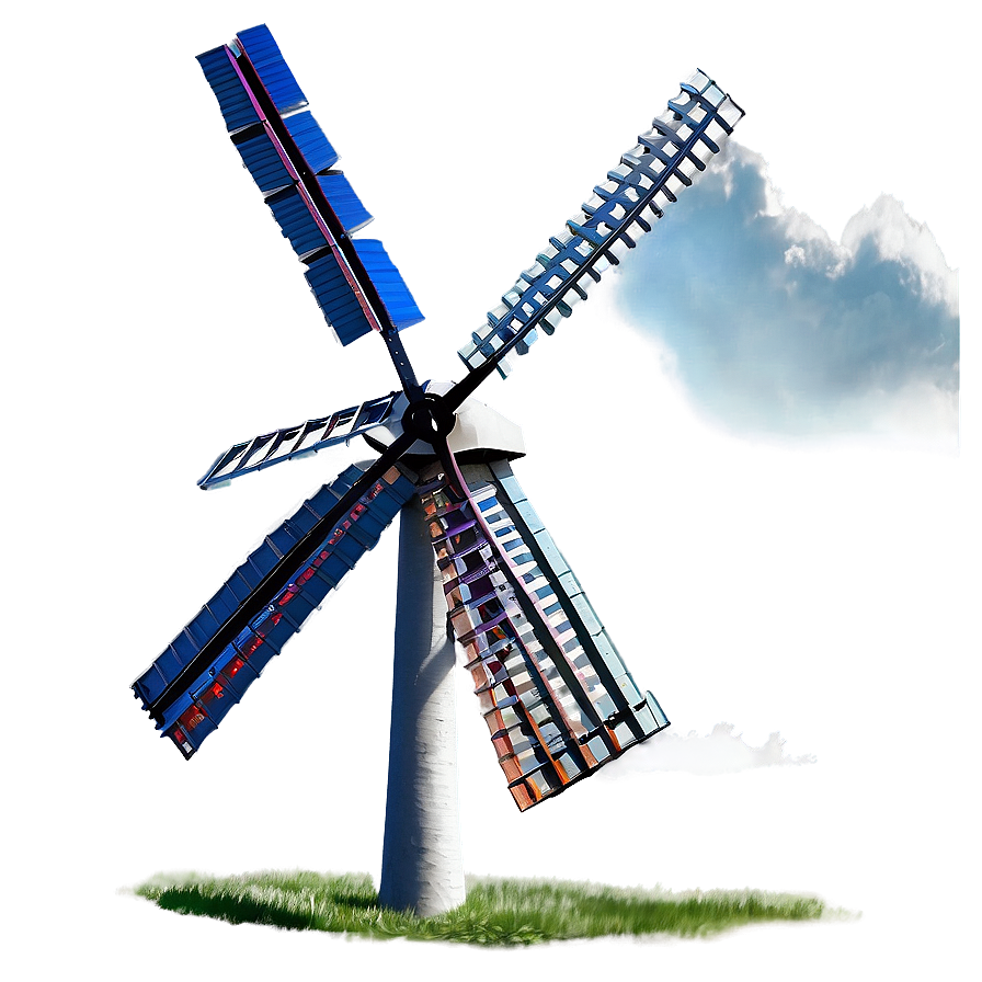 Windmill On Mountain Top Png 40 PNG