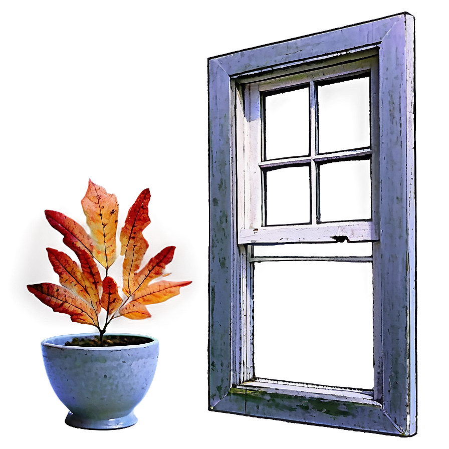 Window In Autumn Season Png Kdm11 PNG