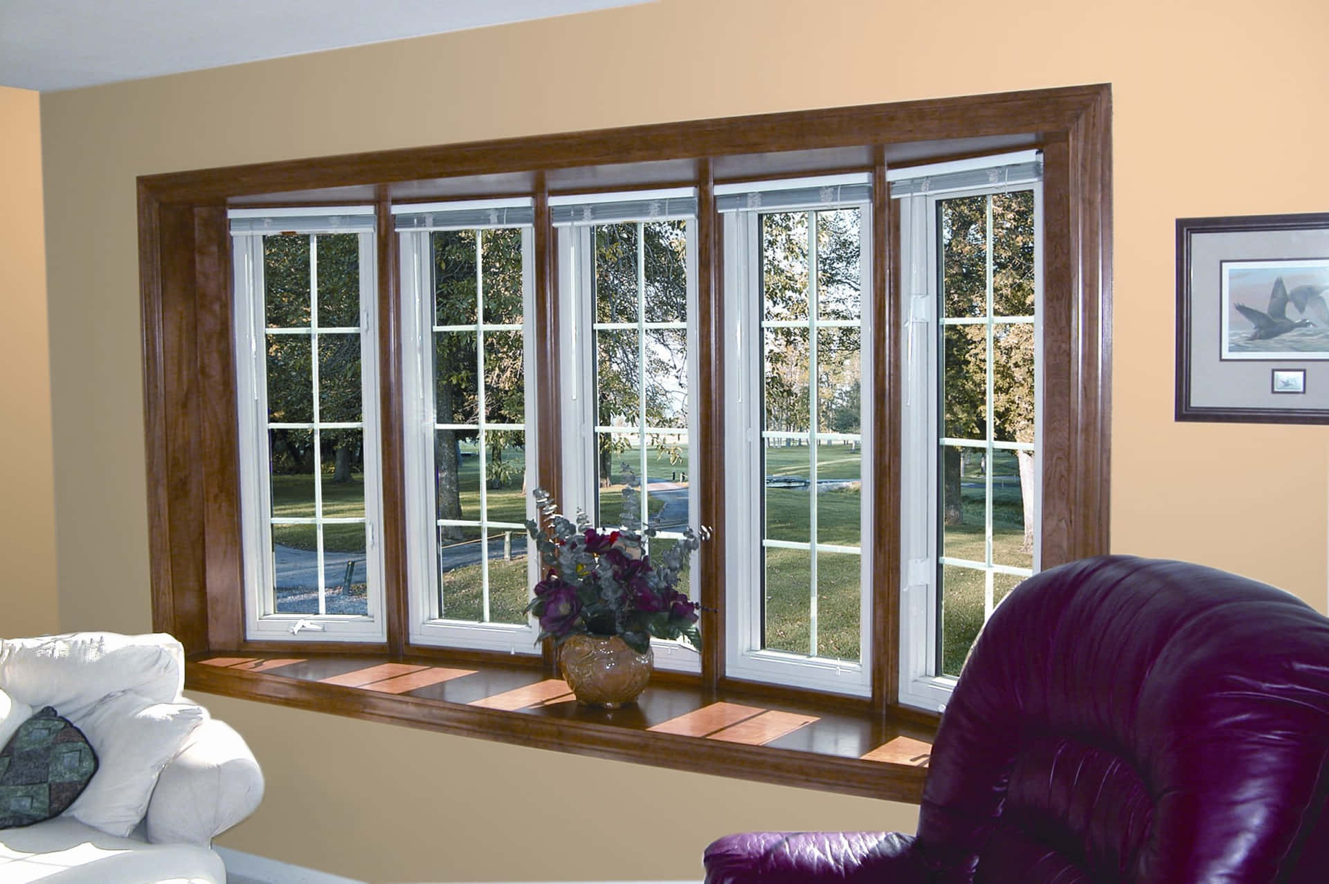 Wooden Bay Window Picture