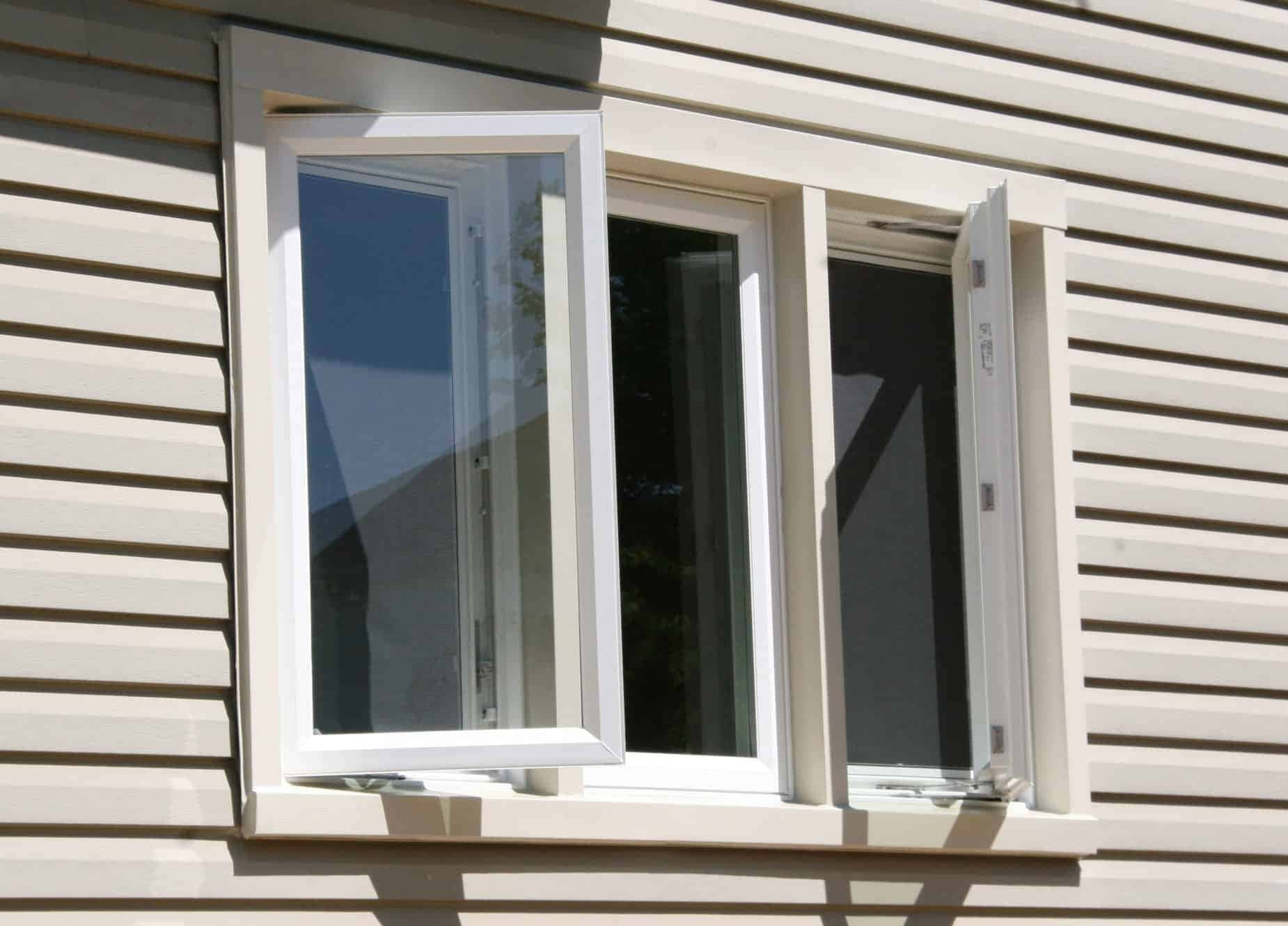 Exterior View Of A Open Casement Window Picture