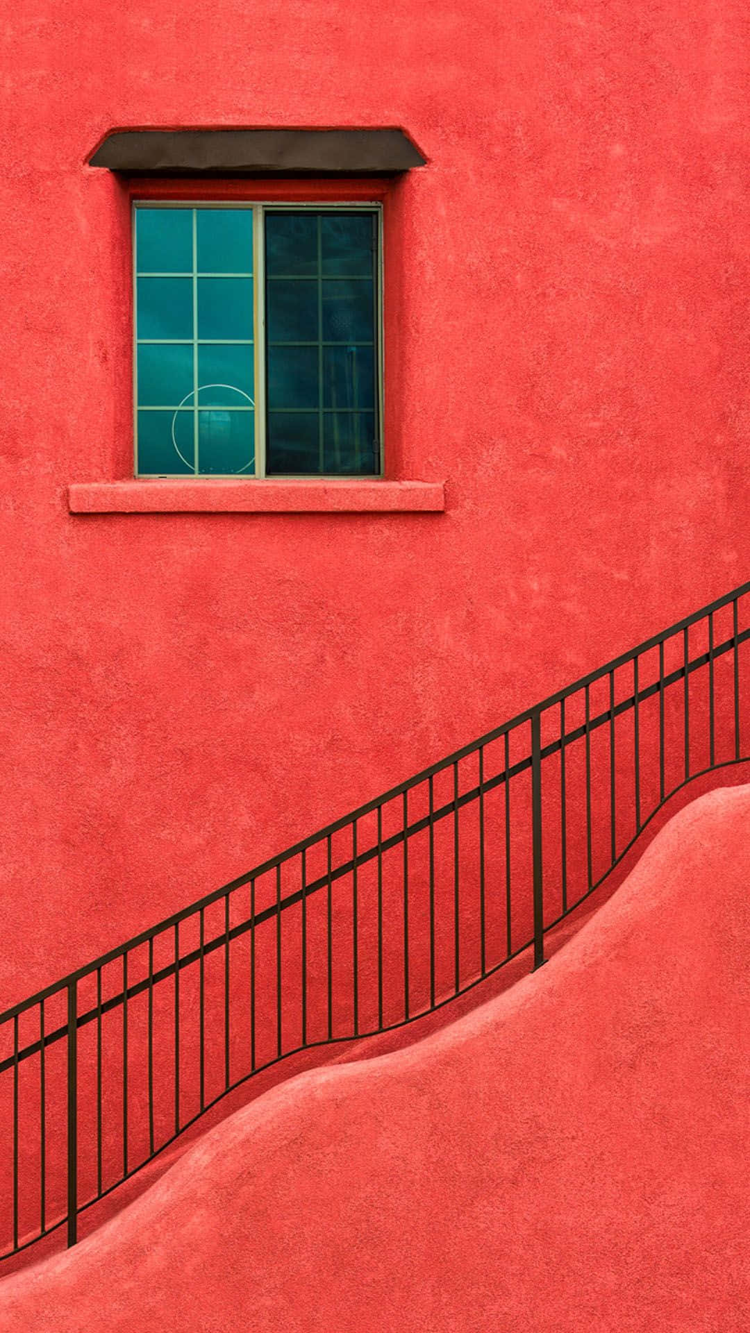 Window Pink House Wallpaper