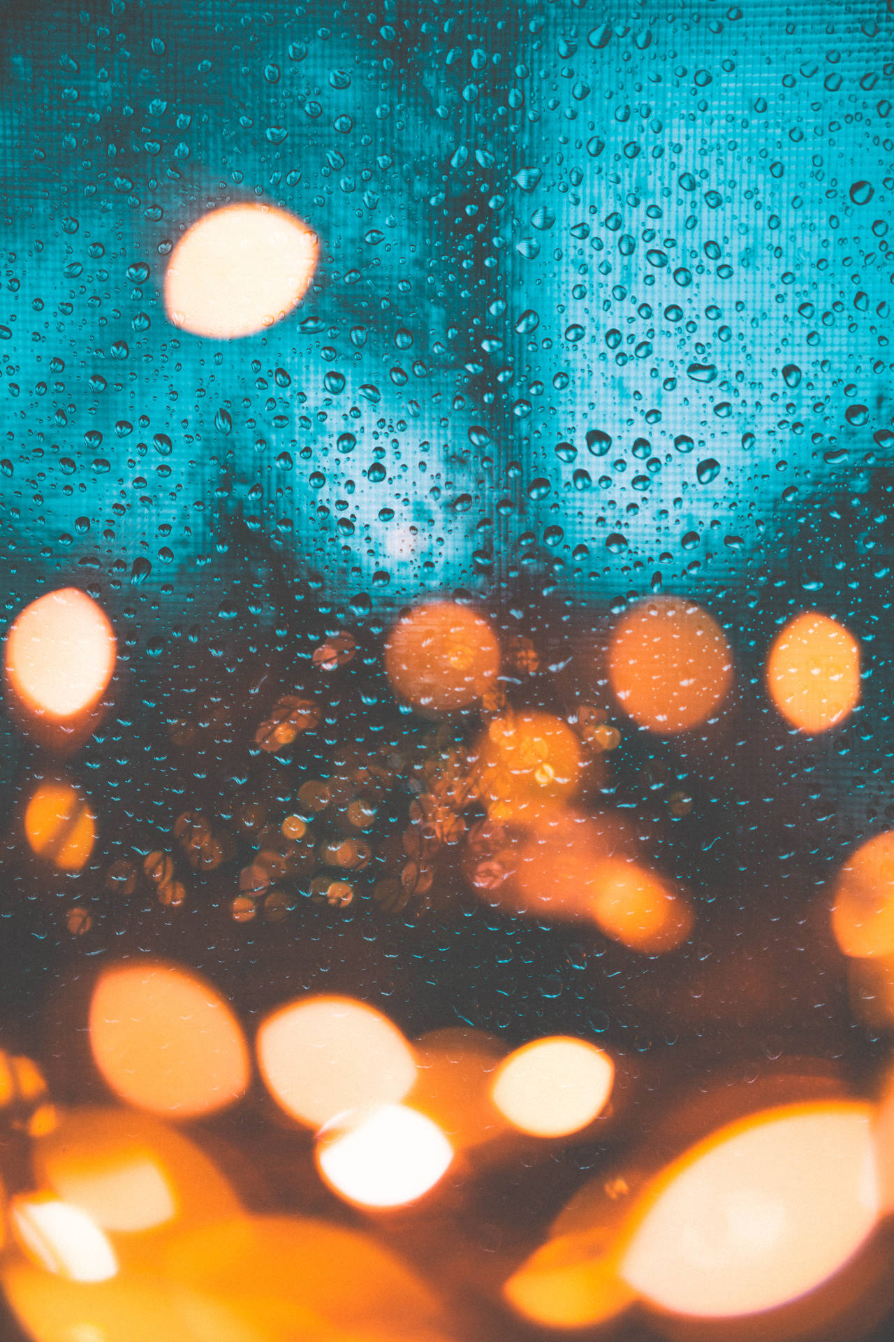 Window Water Droplets Wallpaper