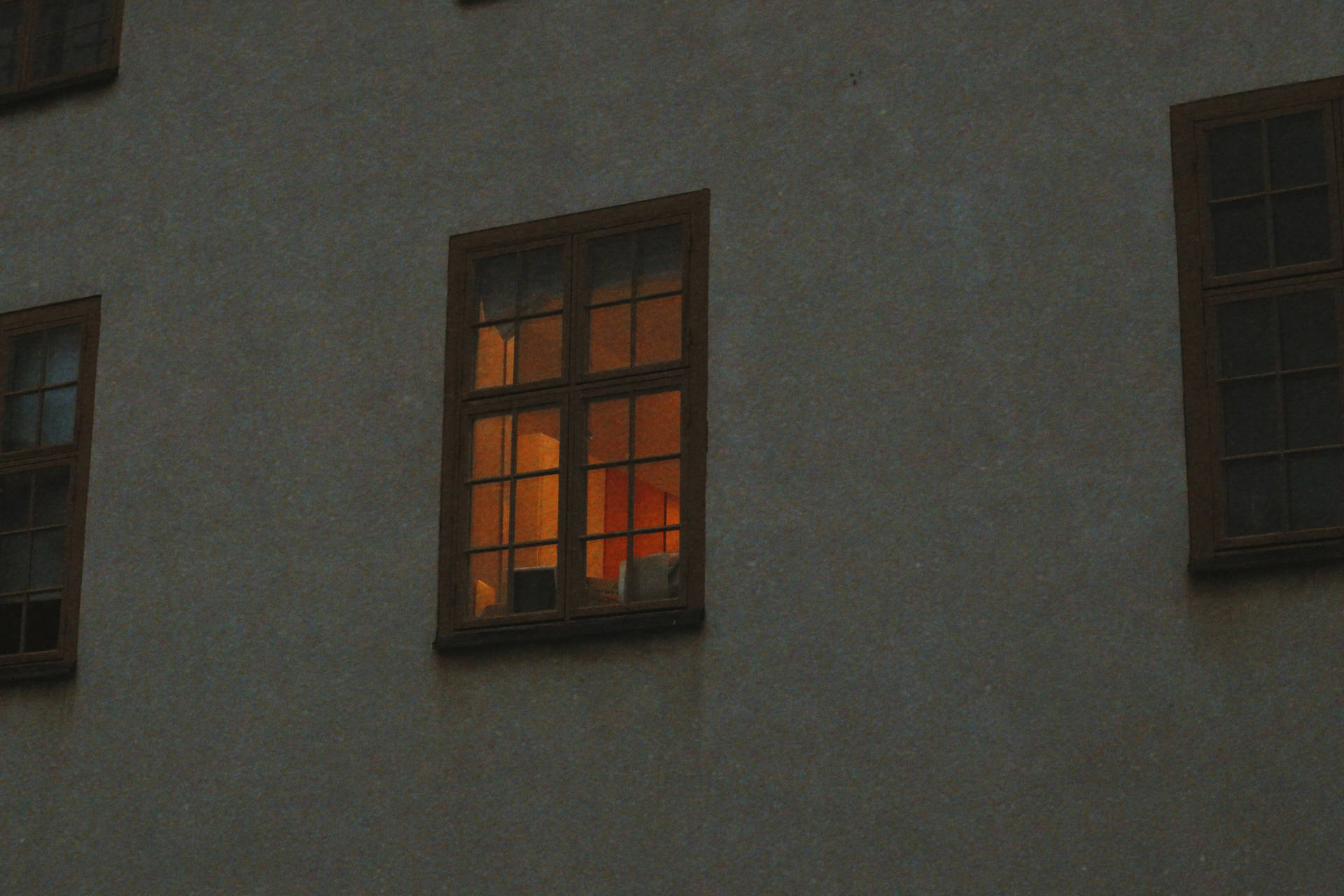 Window With Aesthetic Light Brown Light