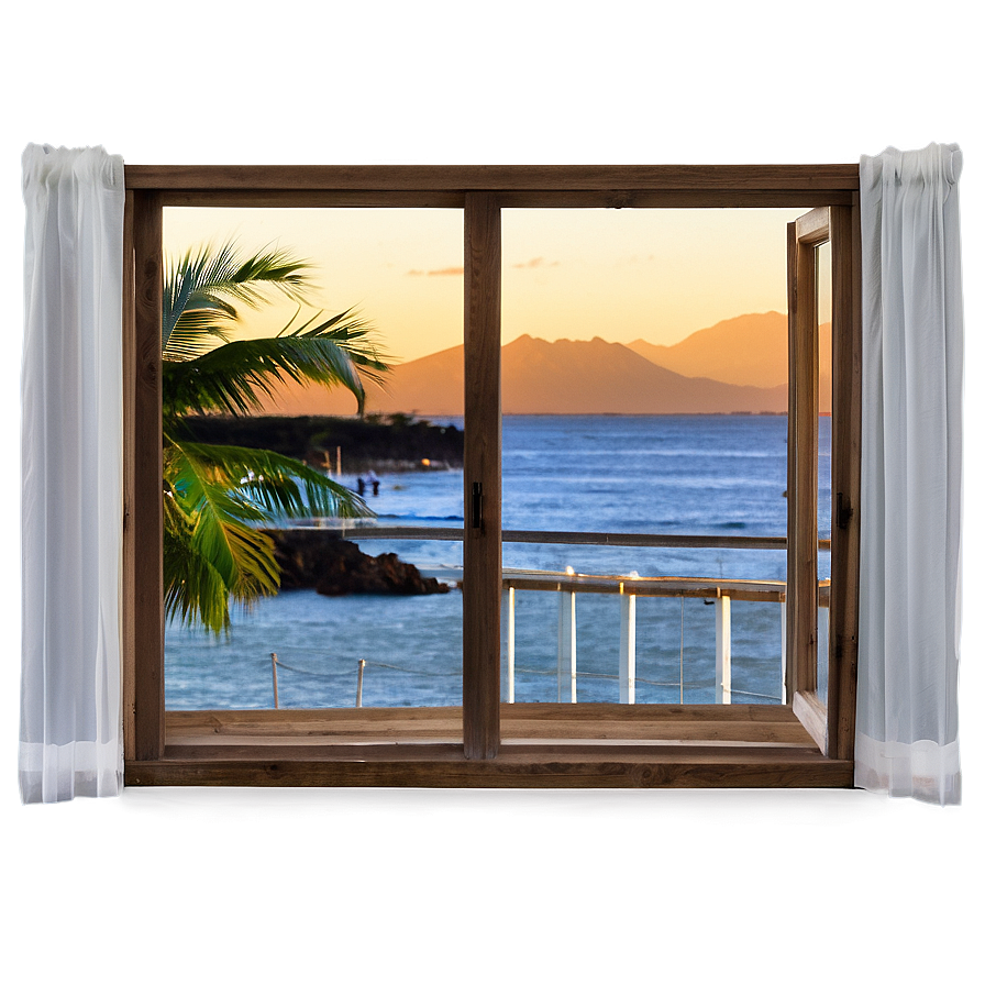 Window With Ocean View Png 42 PNG