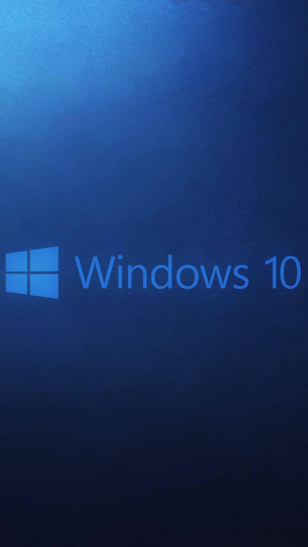Microsoft Windows 10 Blue Cover Wallpaper