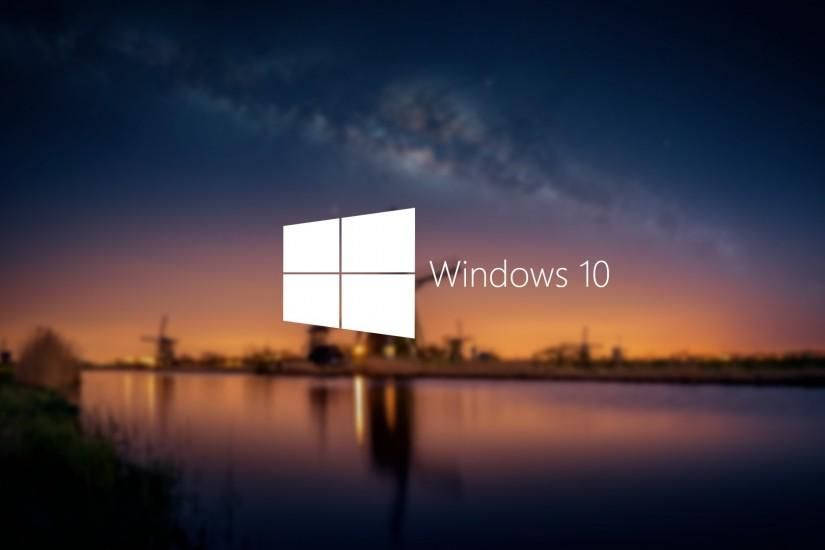 Windows 10 Golden Hour Wallpaper