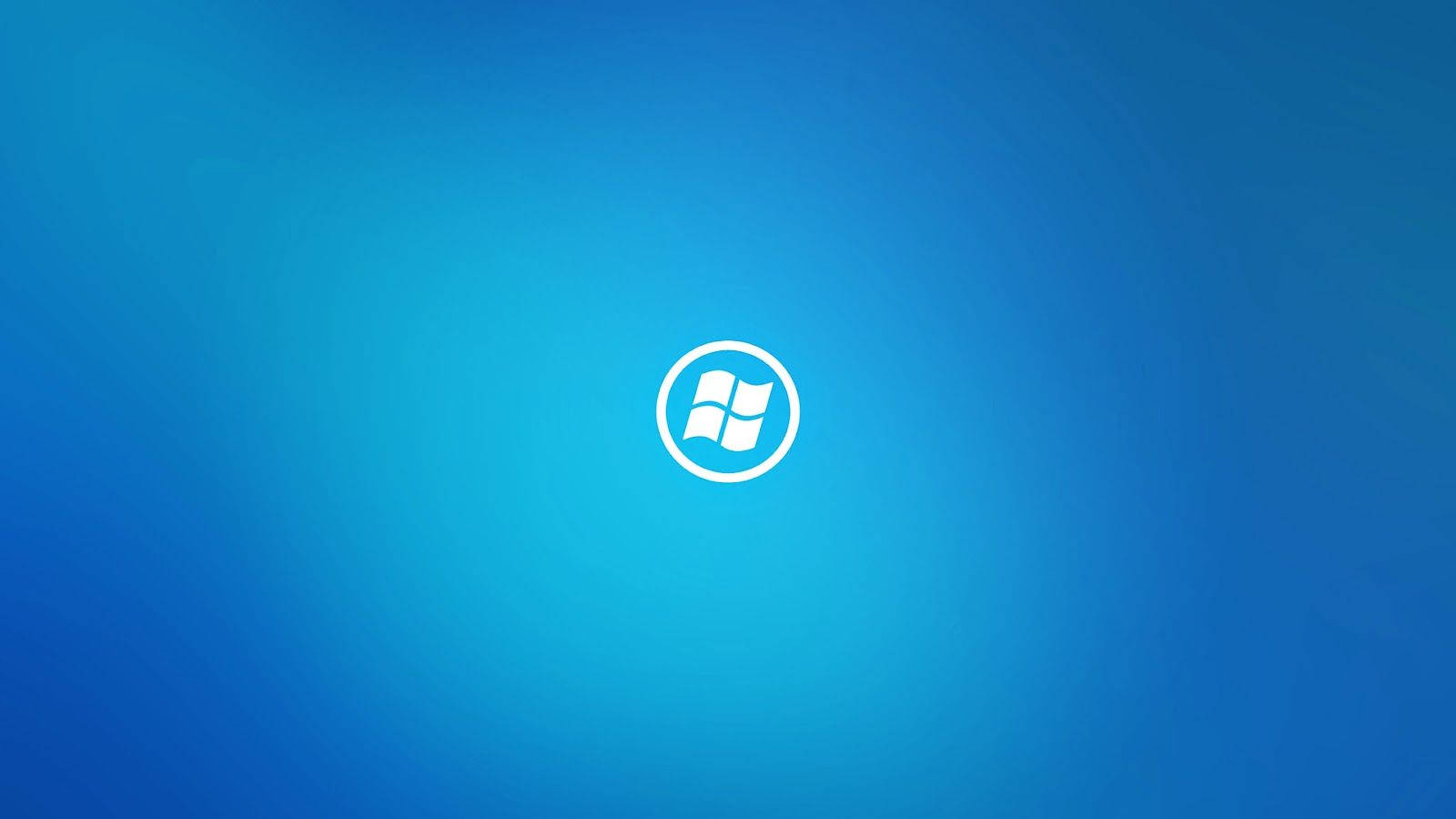 Logotipodo Windows 10 Em Hd Em Formato Circular. Papel de Parede