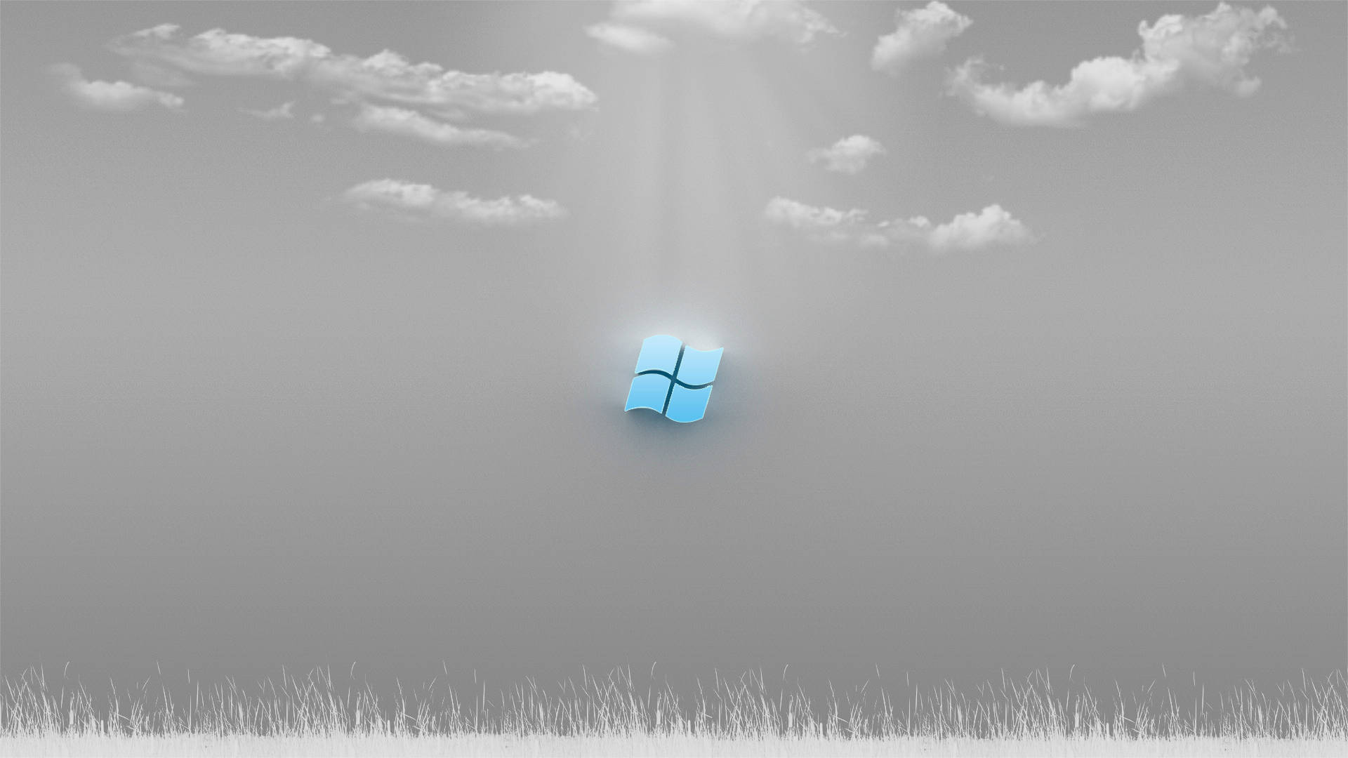 Windows 10 HD Grå Himmel Tapet: Et tapet med grå himmel i HD-opløsning til Windows 10. Wallpaper