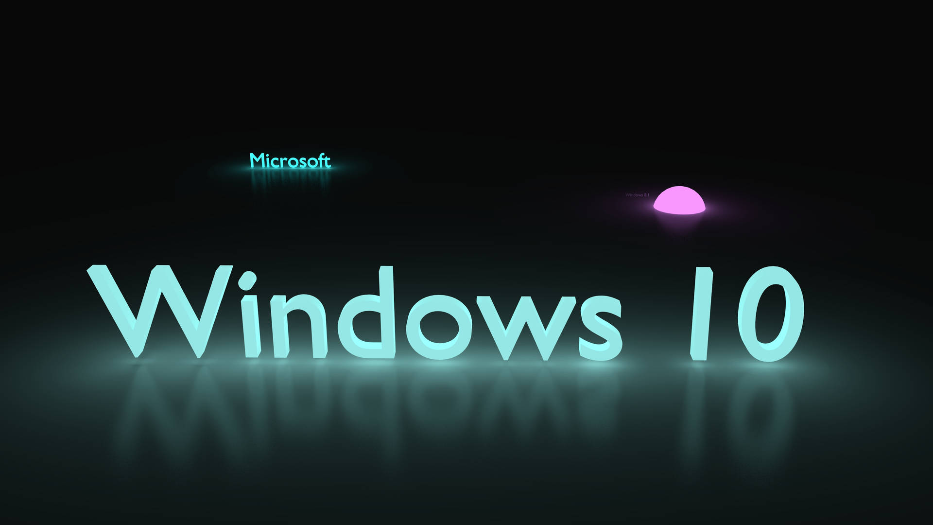 Papelde Parede Para Computador Ou Celular Do Windows 10 Em Hd De Cor Azul Glacial. Papel de Parede