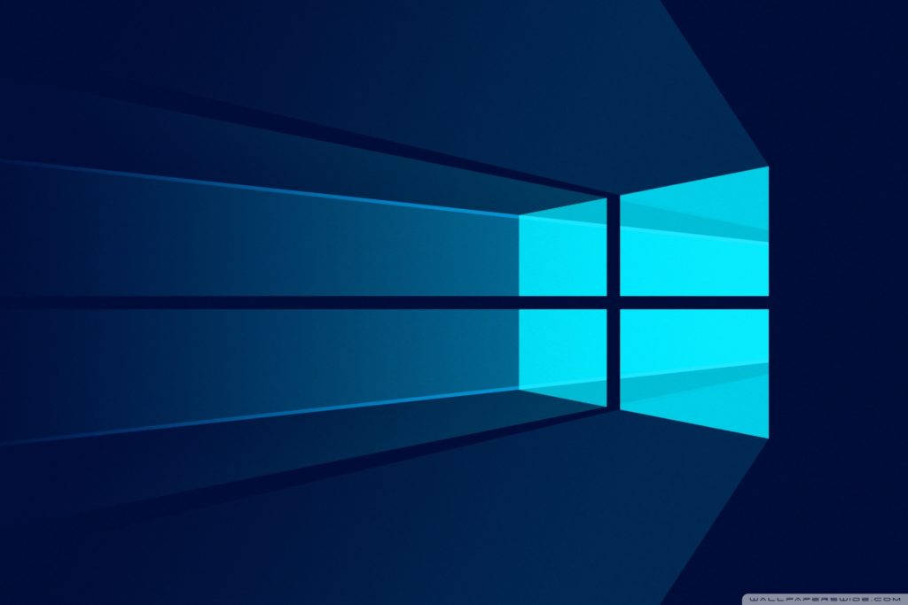 Windows 10 Material Skrivebordsbaggrund: Et moderne og minimalistisk design, der komplementerer enhver arbejdsplads. Wallpaper