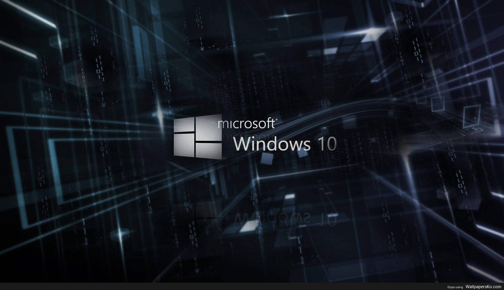 Windows 10 Tech Themed Cover Wallpaper