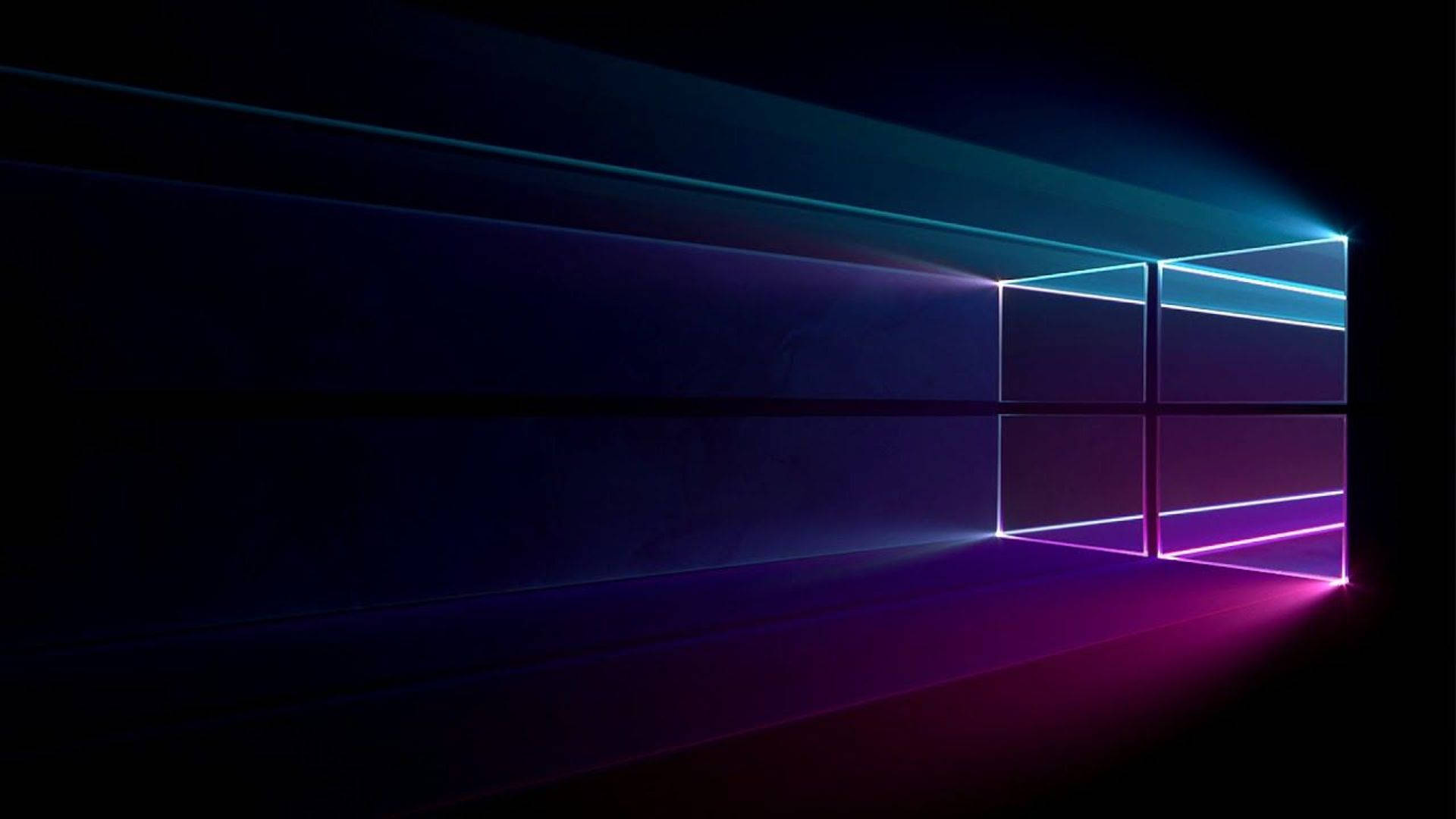 Windows11 4k Neonljus. Wallpaper