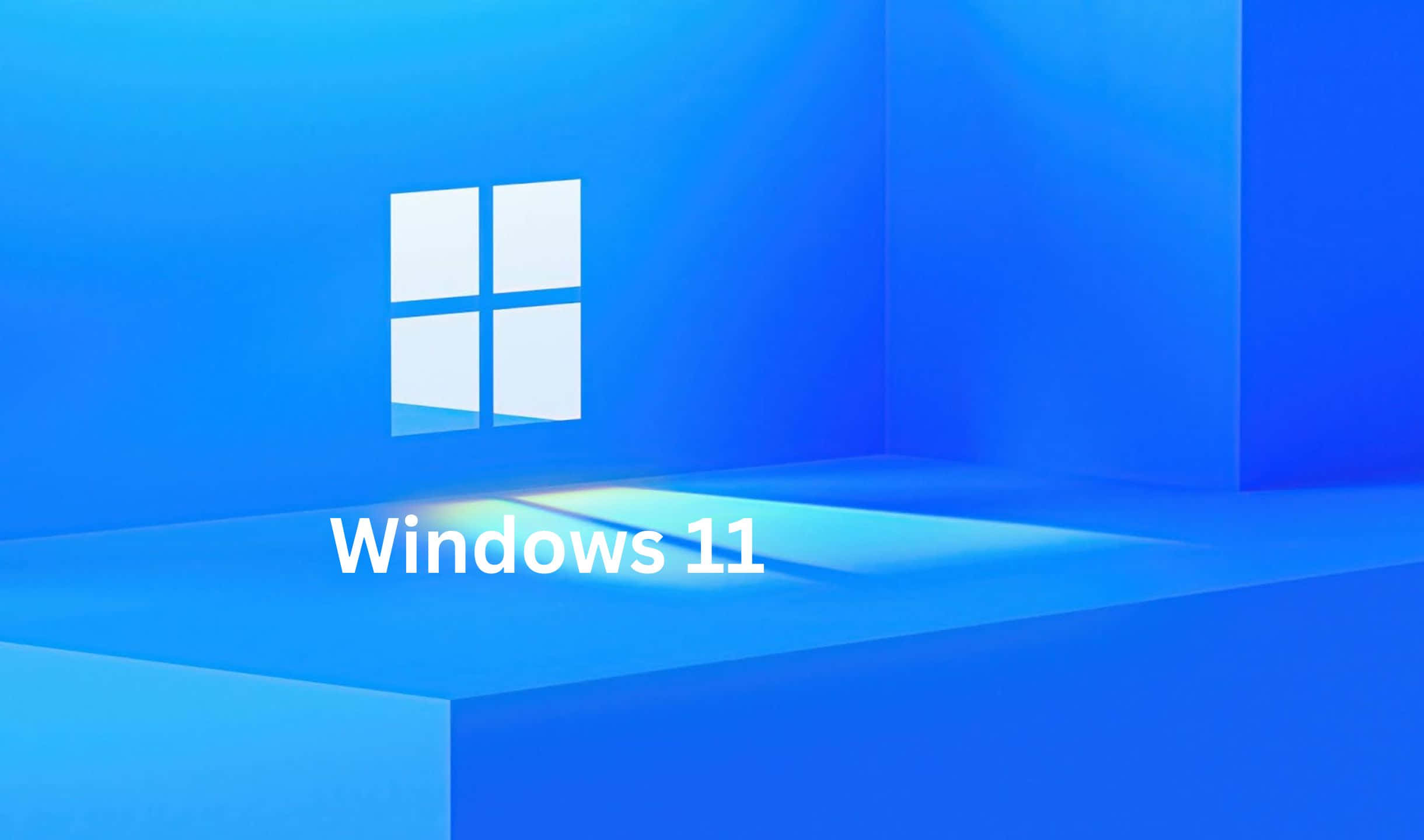 Ennärmare Titt På Den Eleganta Nya Windows 11-bakgrunden.