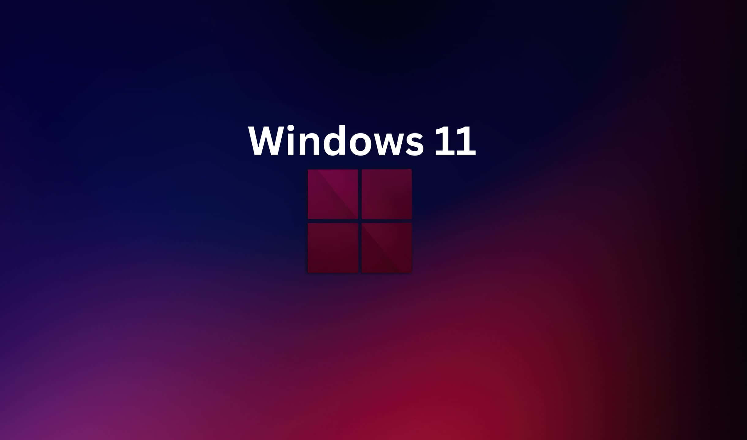 Microsoftsnyeste Og Bedste Operativsystem, Windows 11.