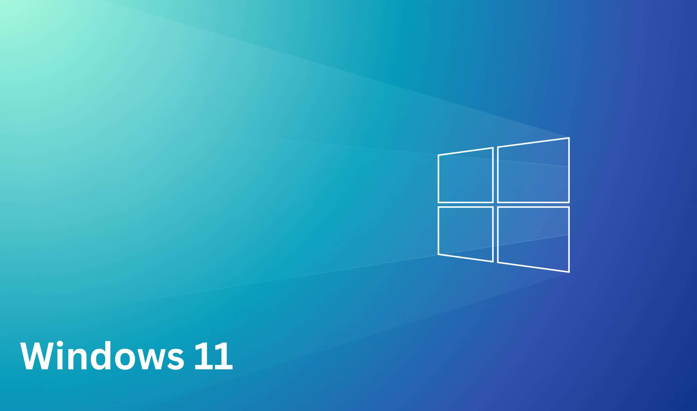 Ljusoch Glänsande Windows 11-bakgrund