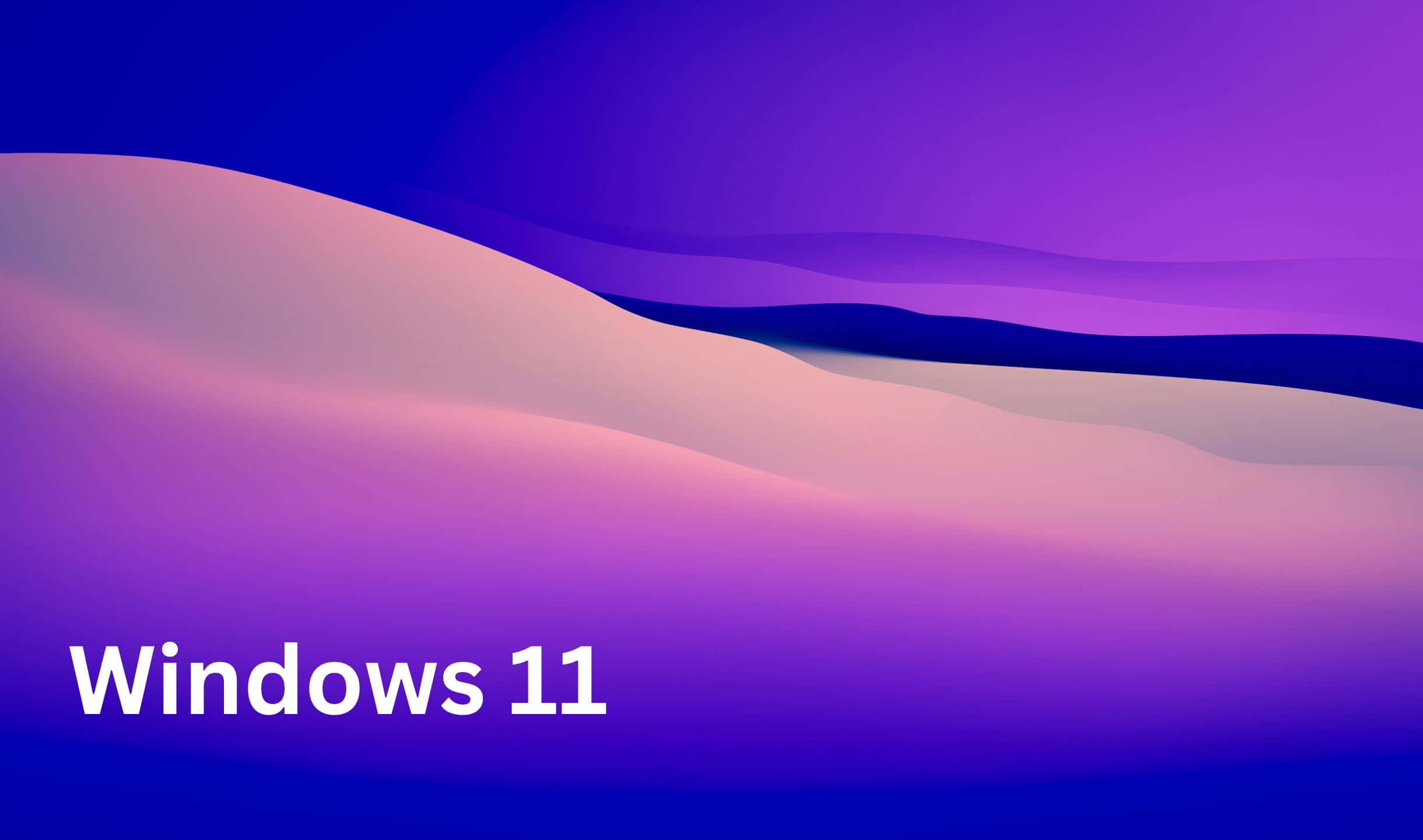 Fondode Pantalla De Windows 11 Con Un Fondo Morado