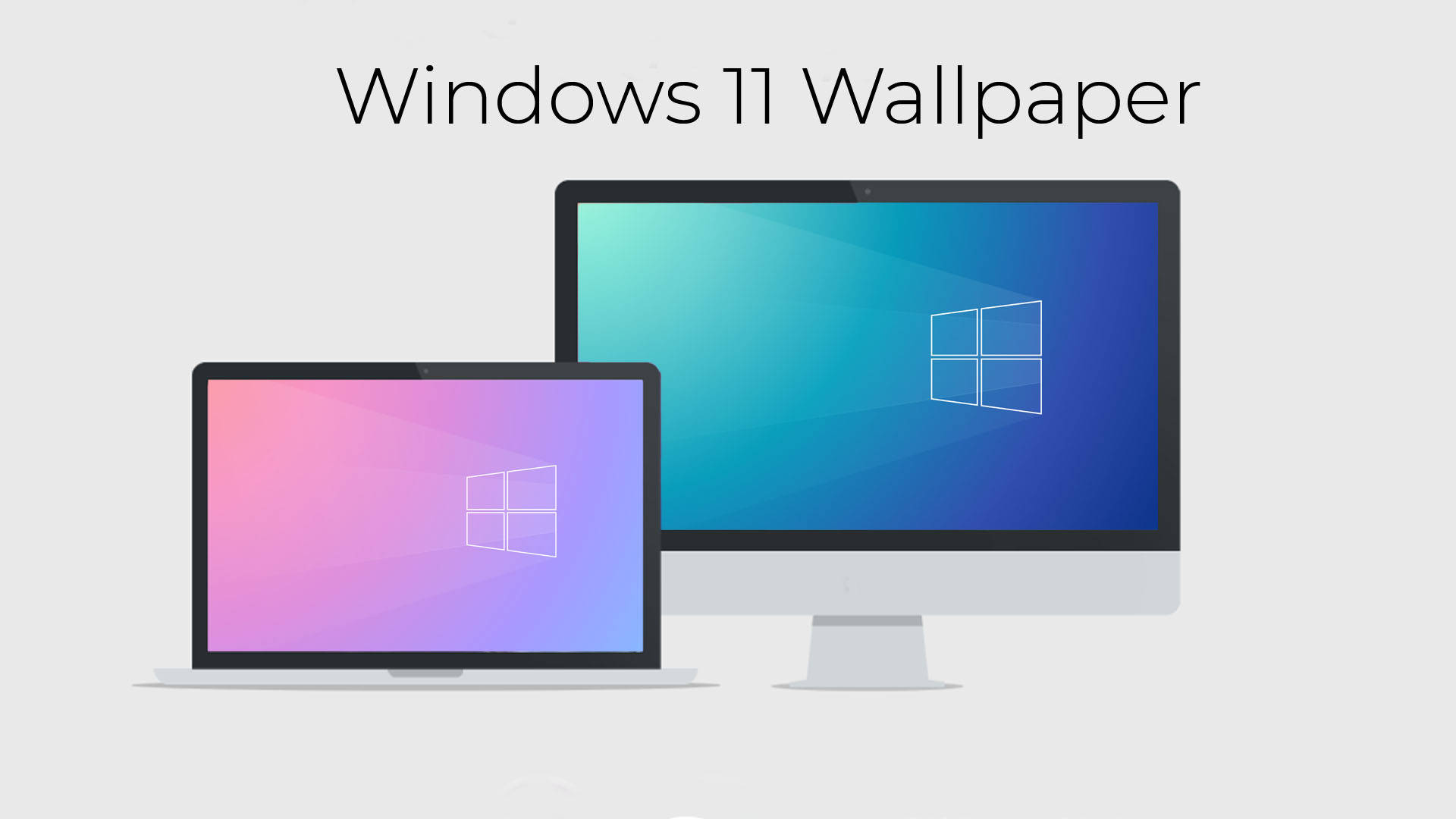 Windows 11 hvidskærmsgrunge design Wallpaper