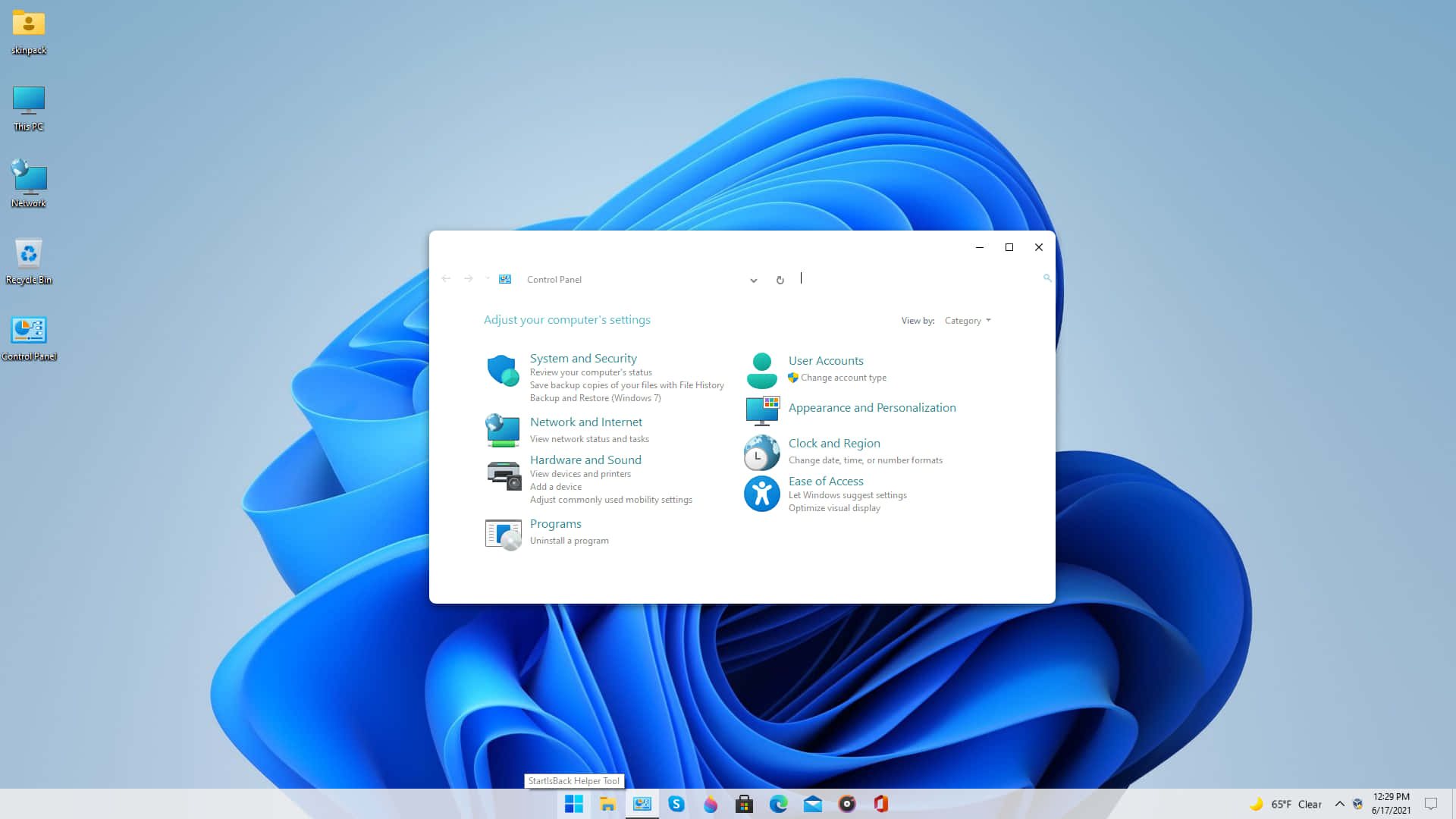 Interfacciautente Del Desktop Di Windows 7