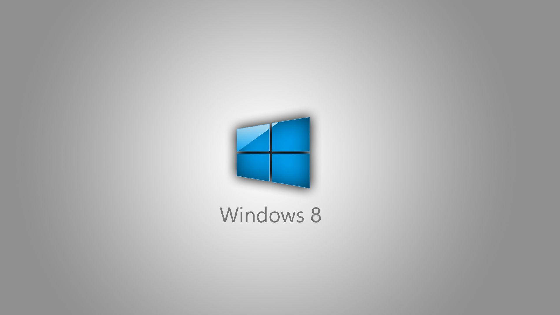 Windows 8 Logo In White Gradient Picture