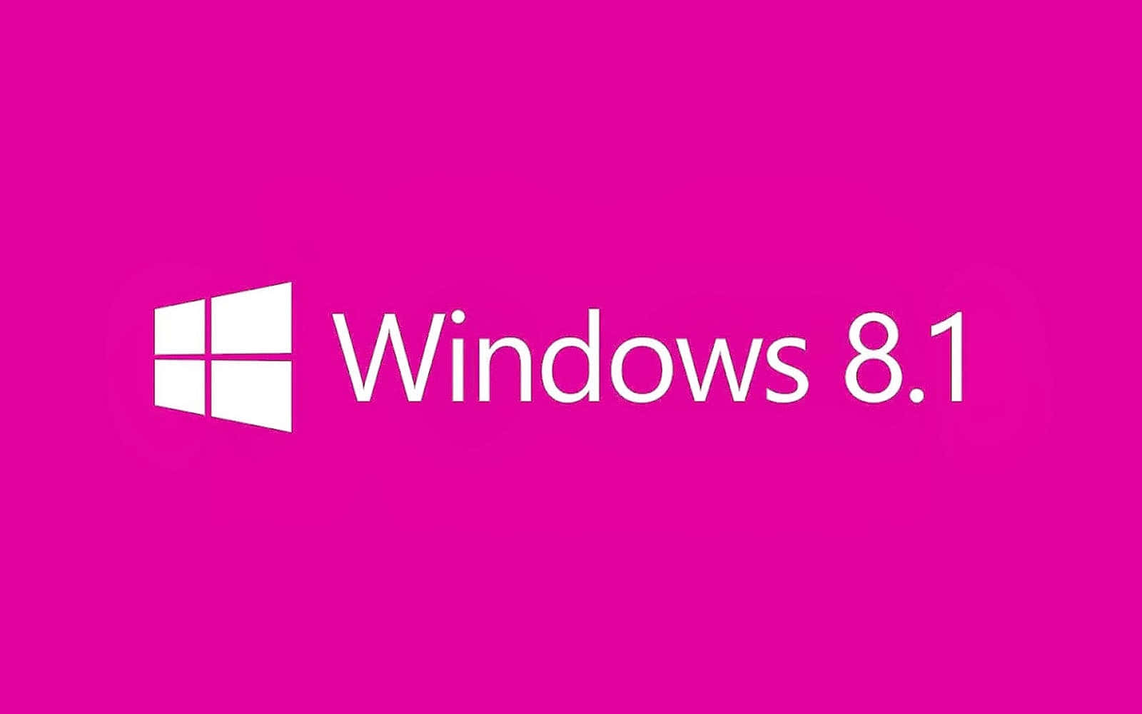 Pink Windows 8.1 Wallpaper