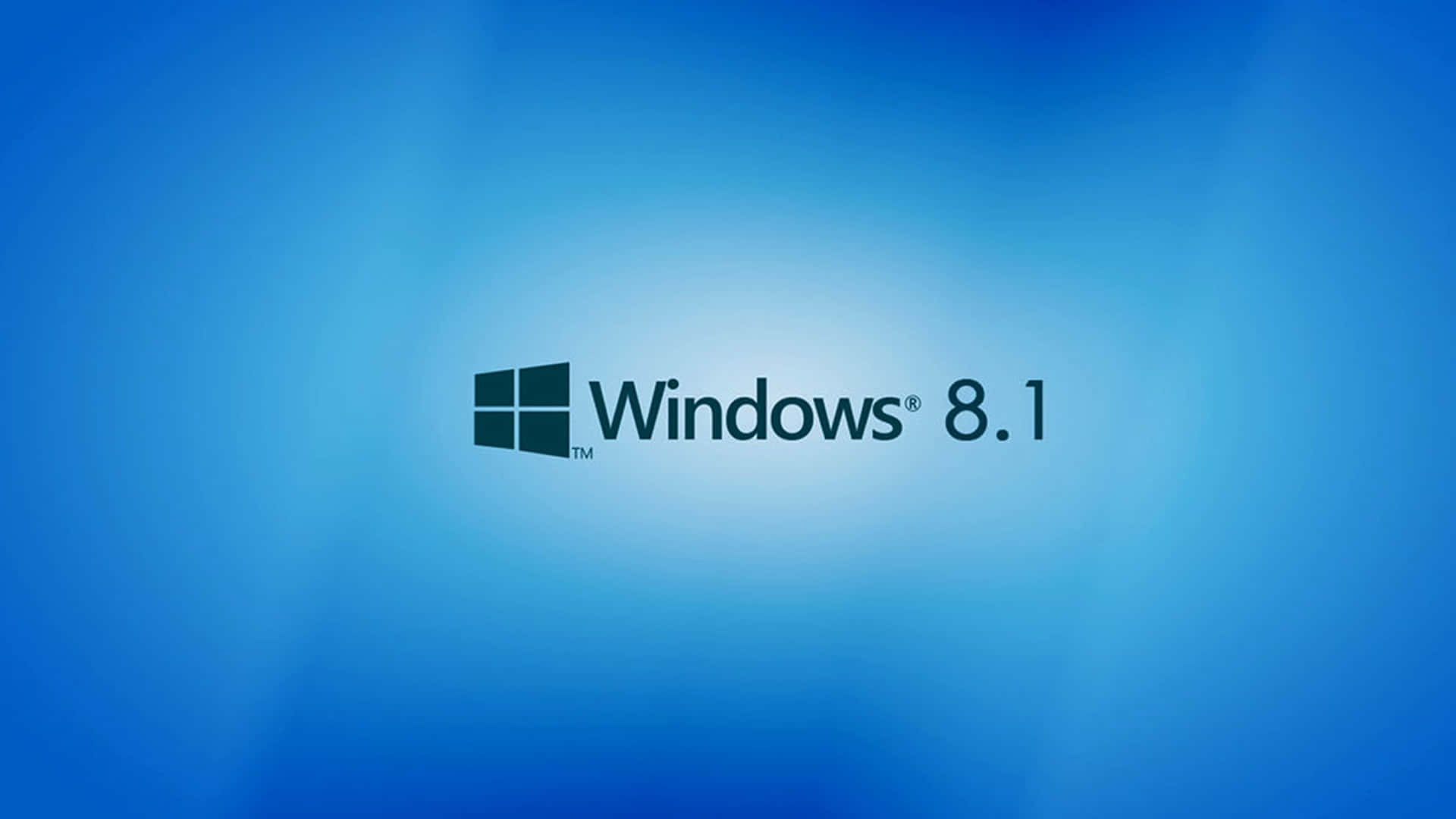 Klassiskblå Windows 8.1 Wallpaper