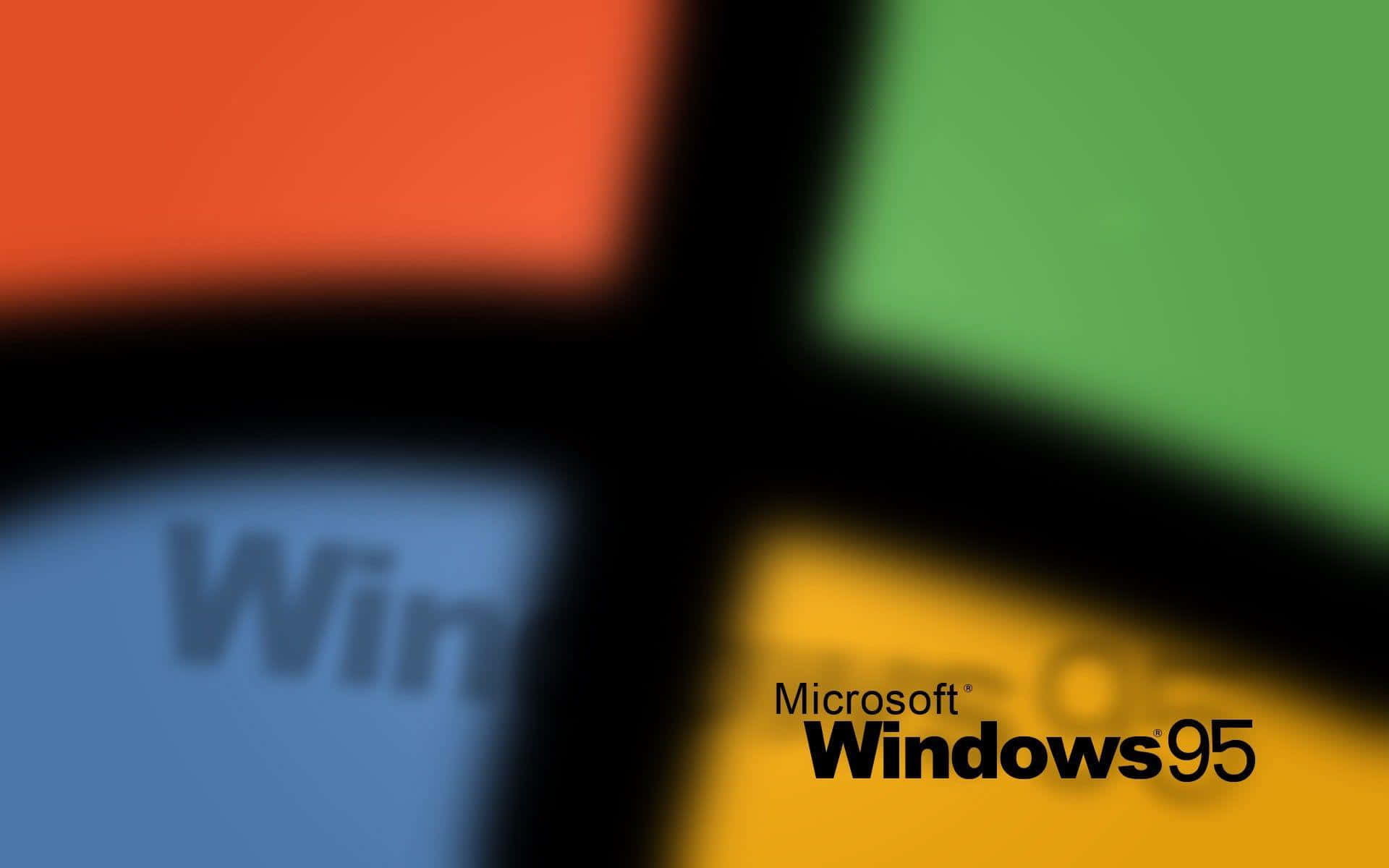 Enjoy the vibrant colors of Windows 95