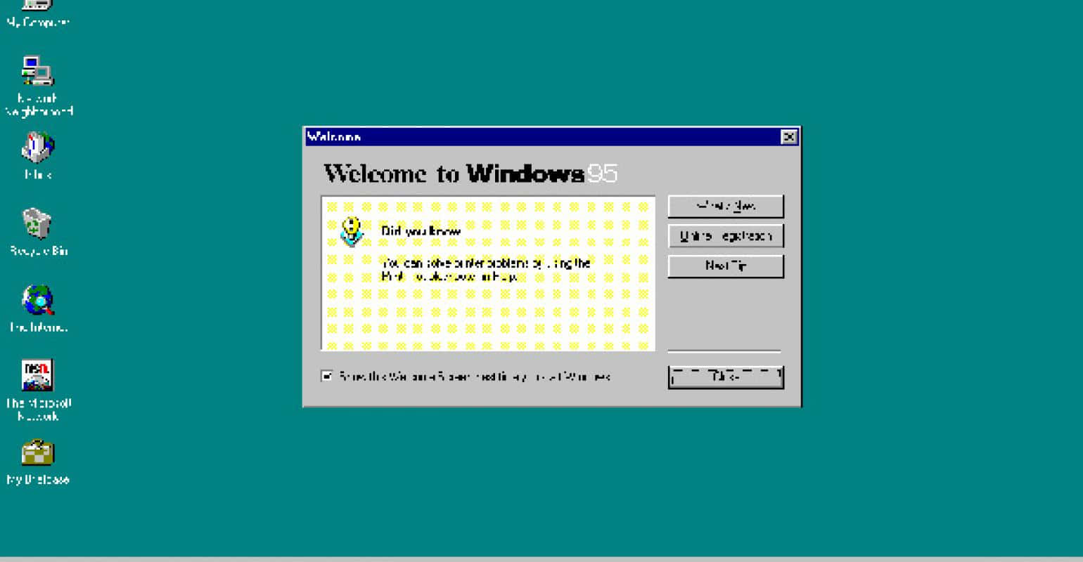 Vena Experimentar El Poder De Windows 95