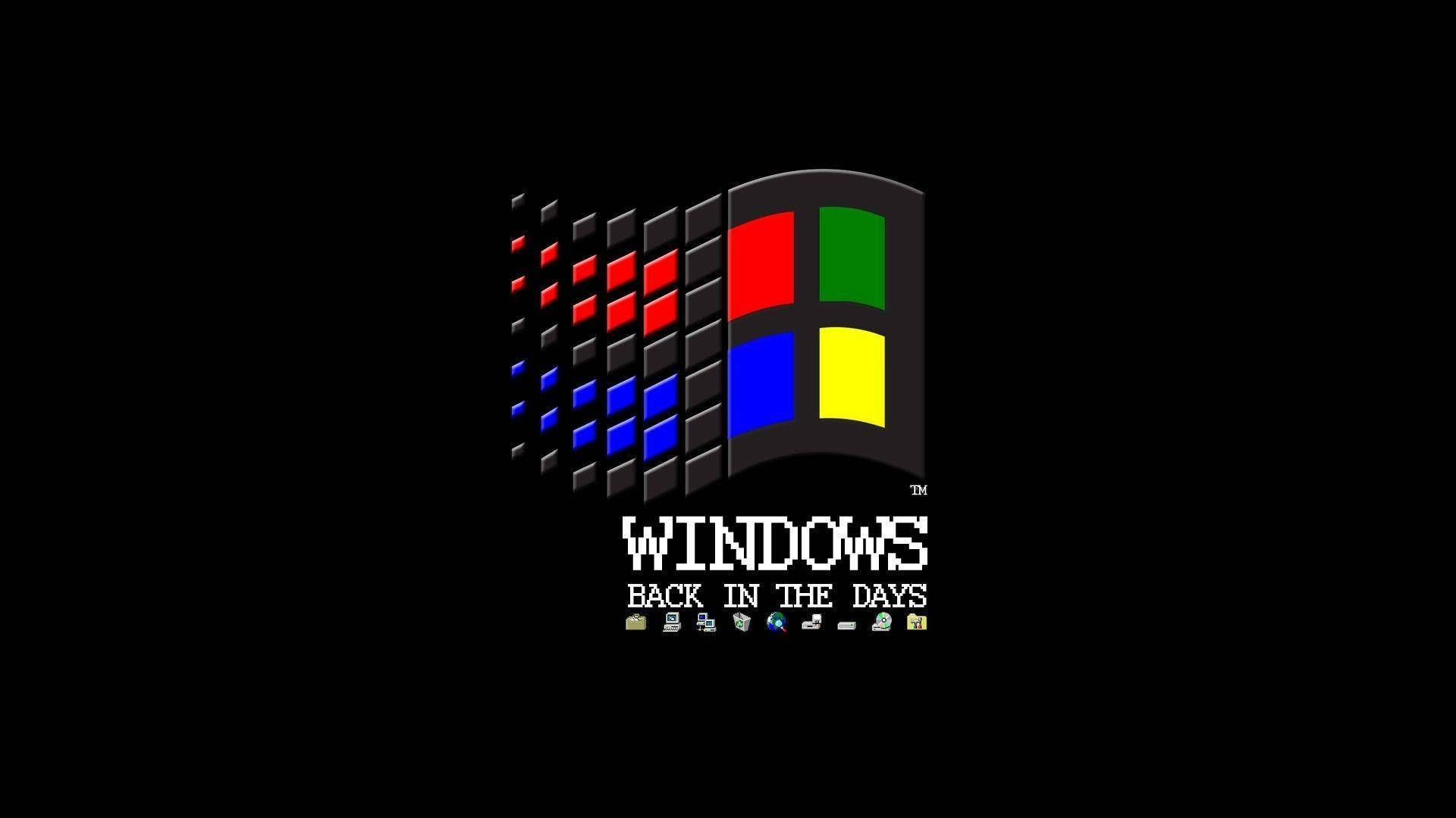 Ikonisktoperativsystem: Windows 98. Wallpaper