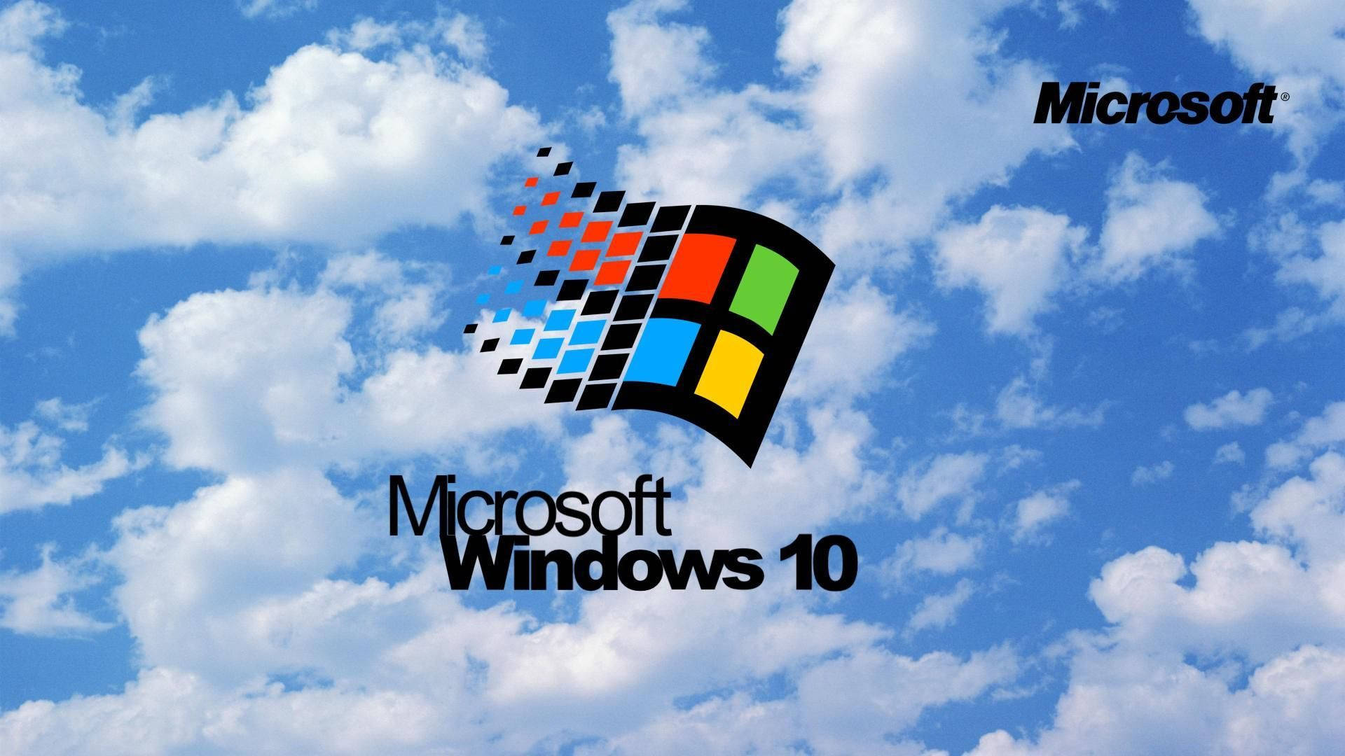 Uncomputer Che Esegue Windows 98 Sfondo