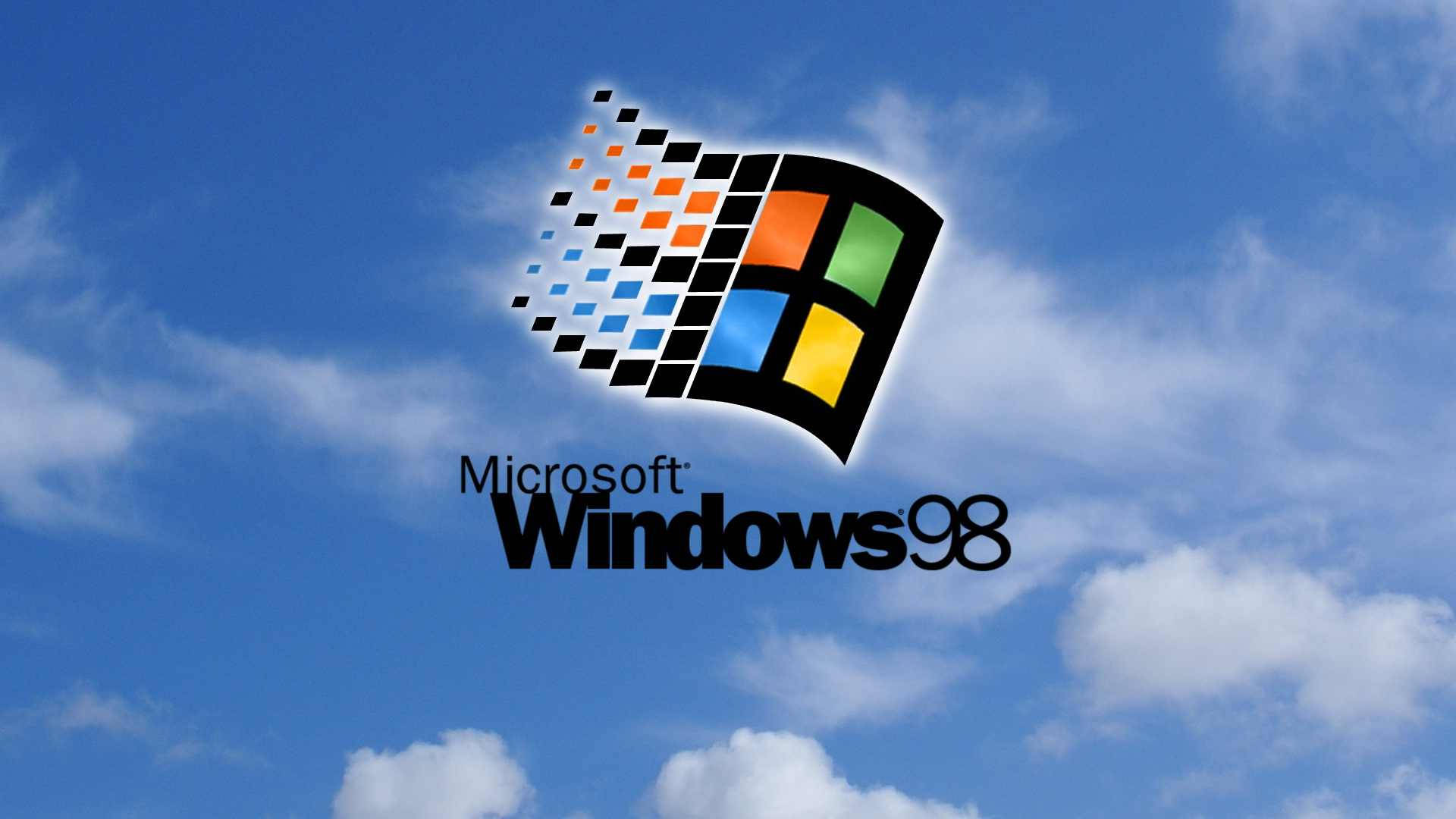Riflettendosull'esperienza Nostalgica Di Windows 98 Sfondo