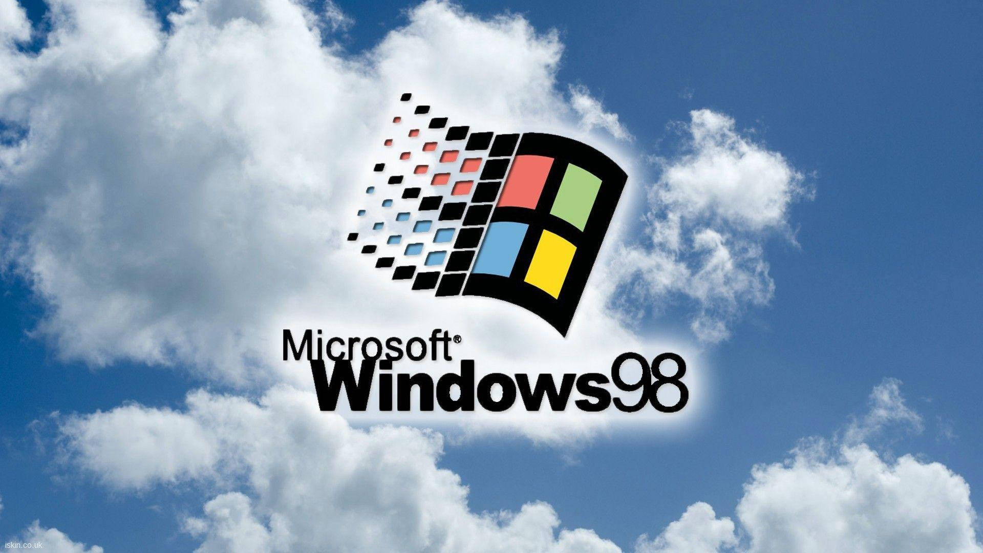 Windows98 Se Mantiene A La Vanguardia Del Diseño Fondo de pantalla