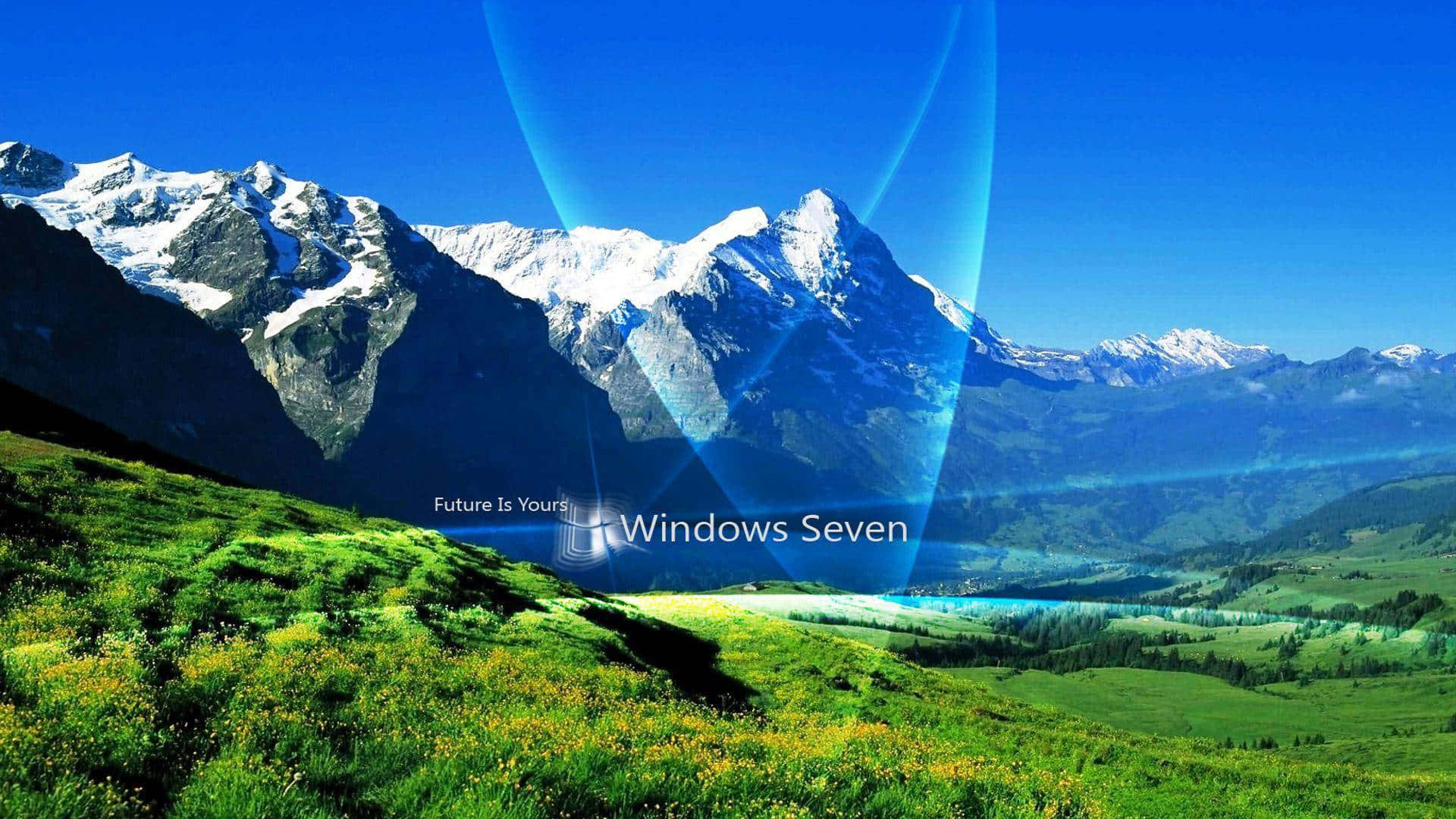 A classic look: Windows 98 original default background
