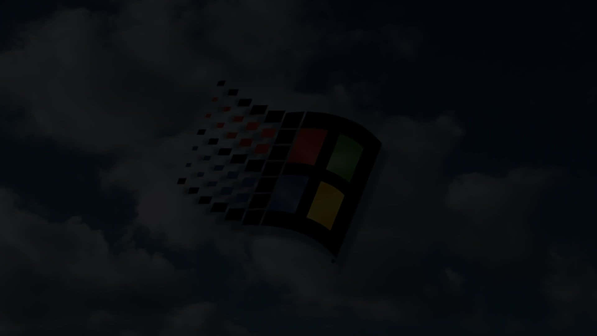 Denklassiska Windows 98-bakgrundsbilden