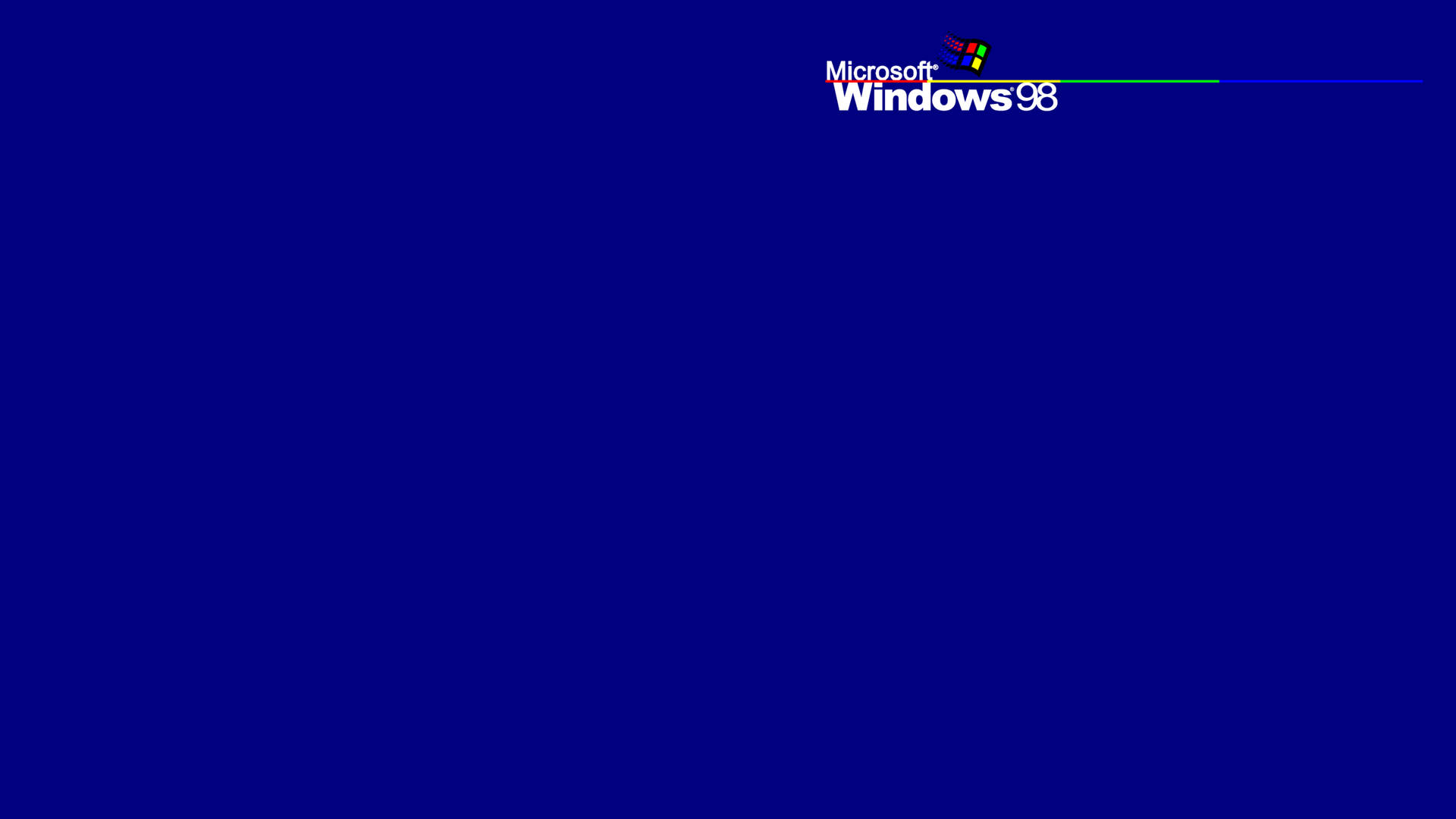 Escritoriode Windows 98. Fondo de pantalla