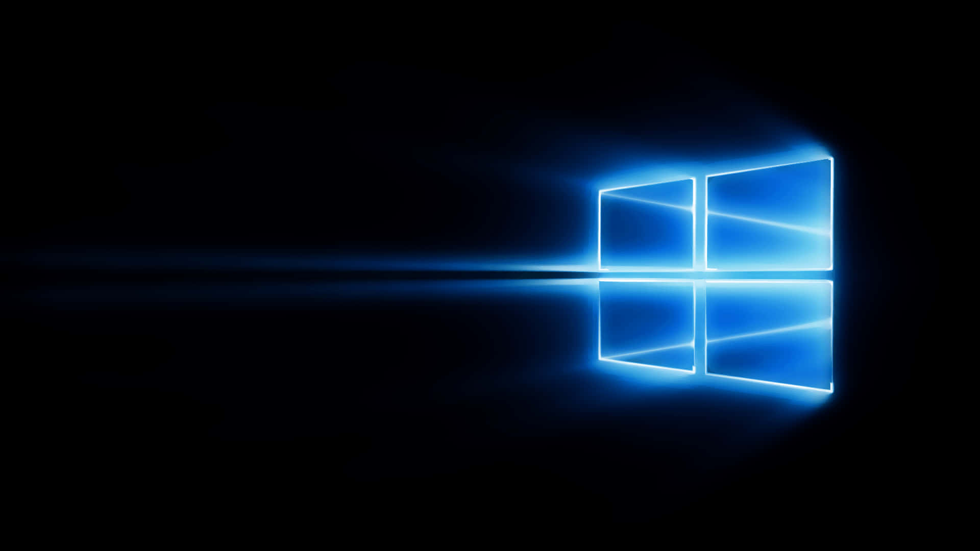Glowing Microsoft Windows 10 Background