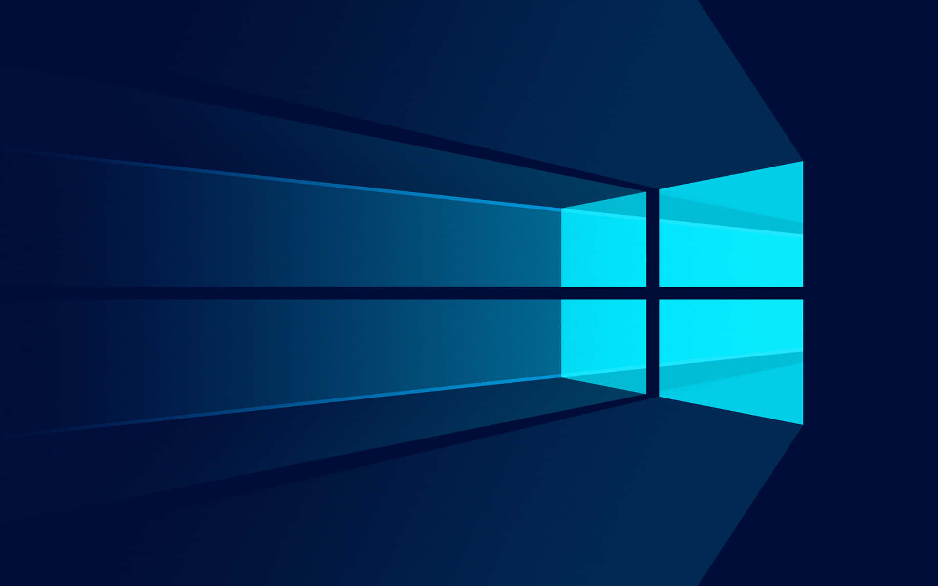 Blue Windows 10 Vector Illustration Background