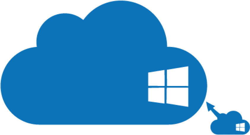 Windows Cloud Graphic PNG