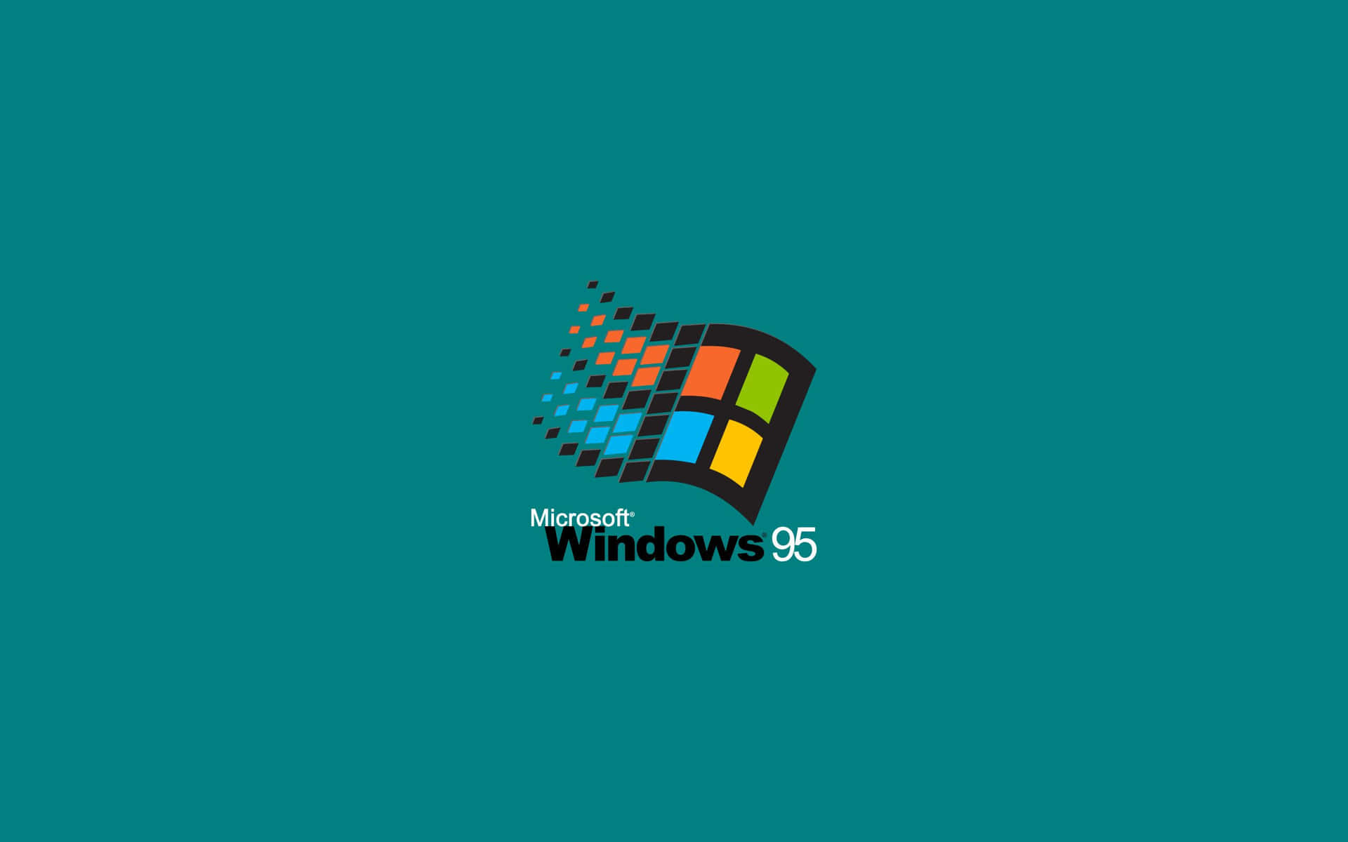 A bright and vibrant Windows Default background