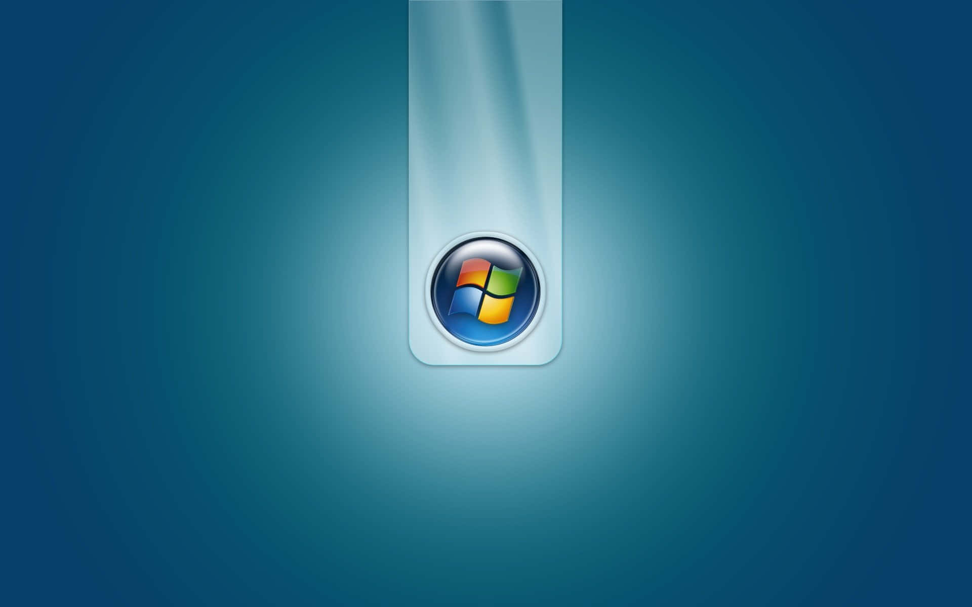 Windows Logoon Blue Background Wallpaper