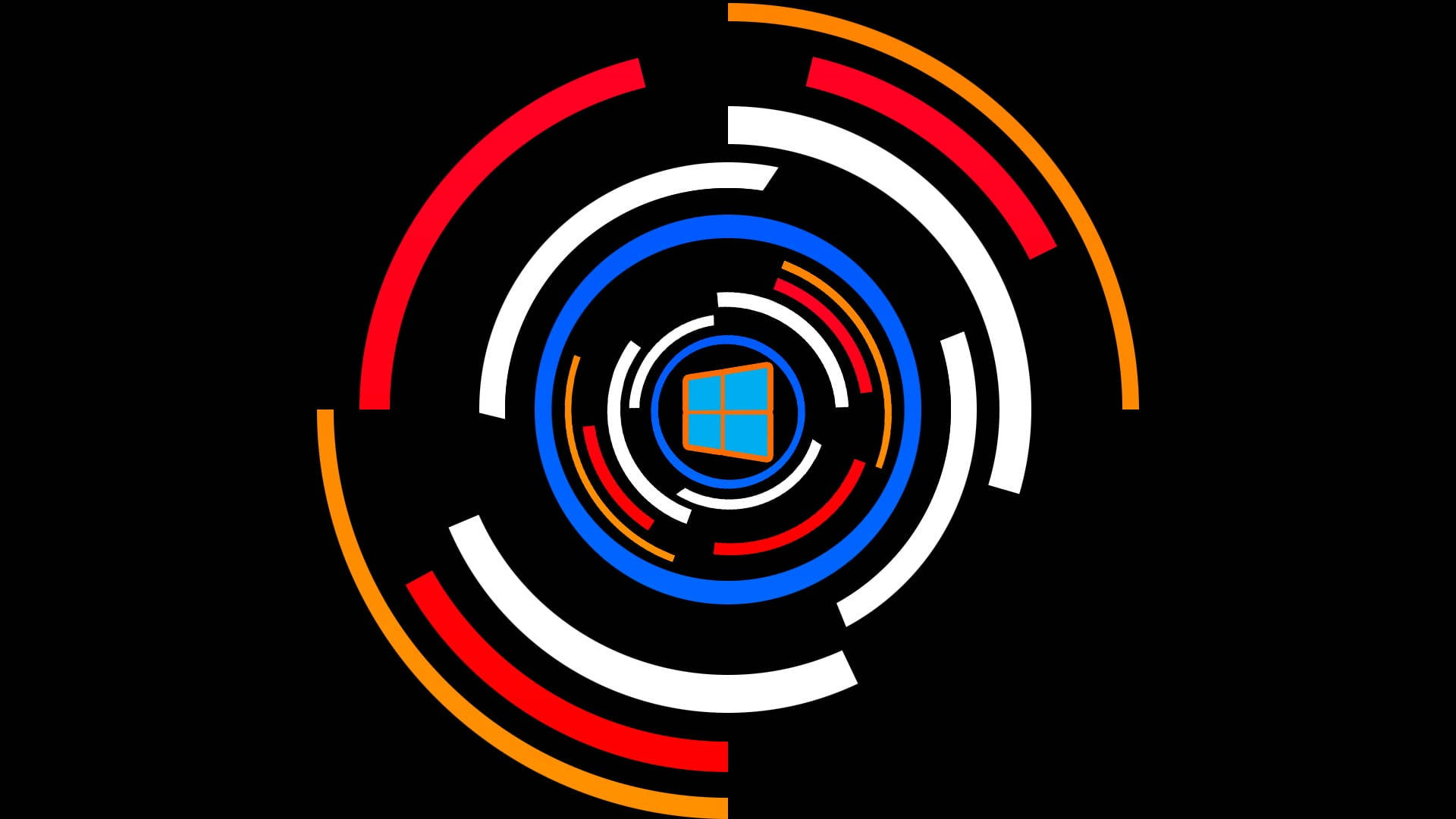 Windows Techno Logo Wallpaper