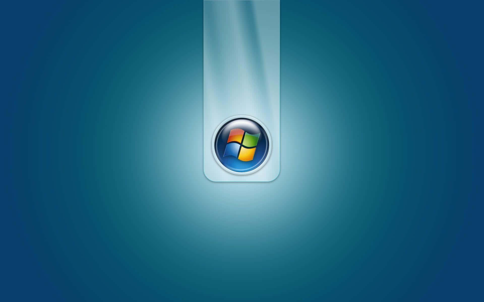 Windows Vista desktop with an enhanced graphical experience