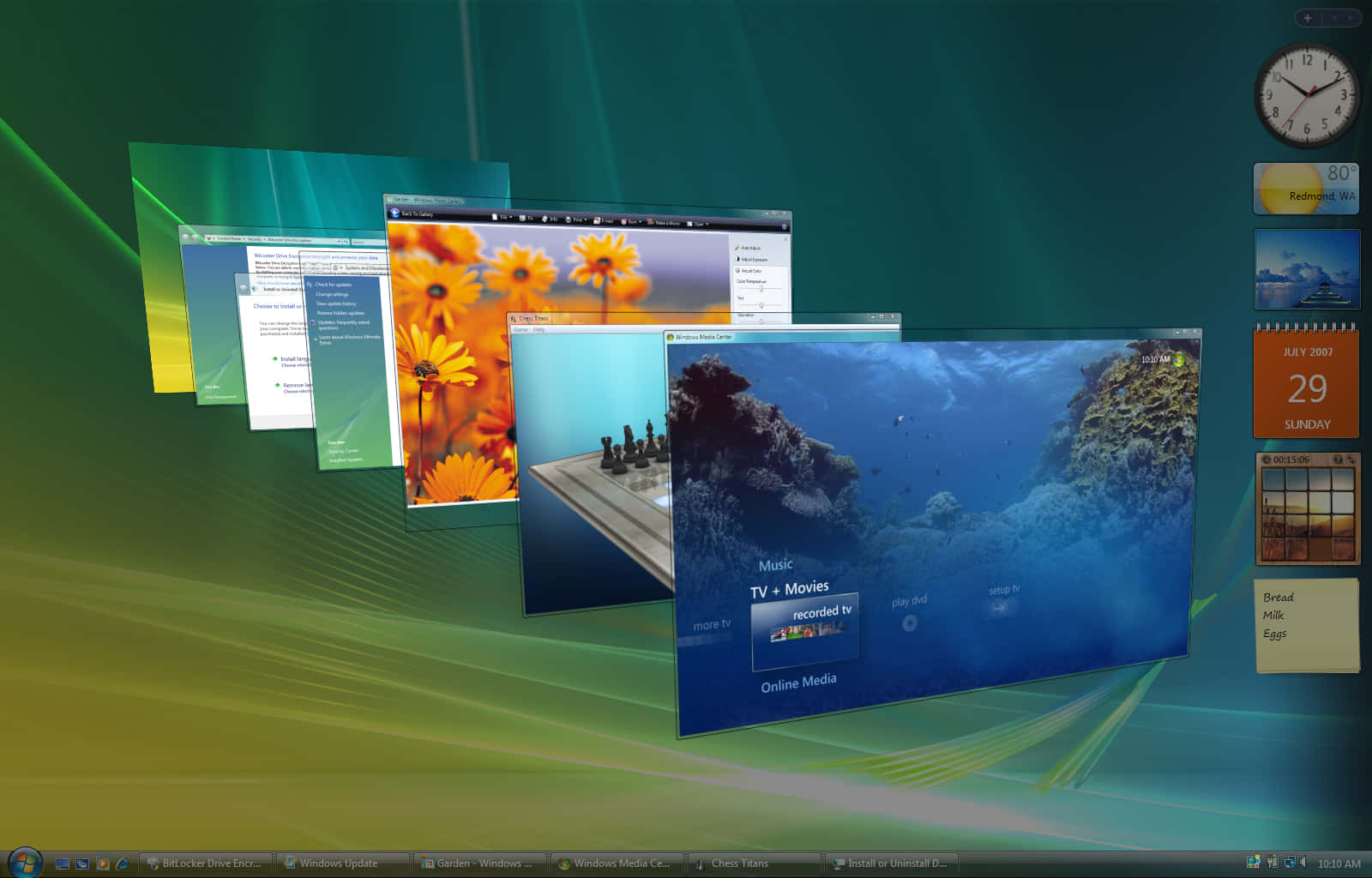 Windows Vista-billeder 1600 X 1024
