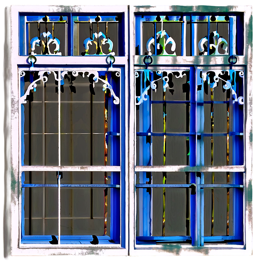 Windows With Metal Grills Png 46 PNG