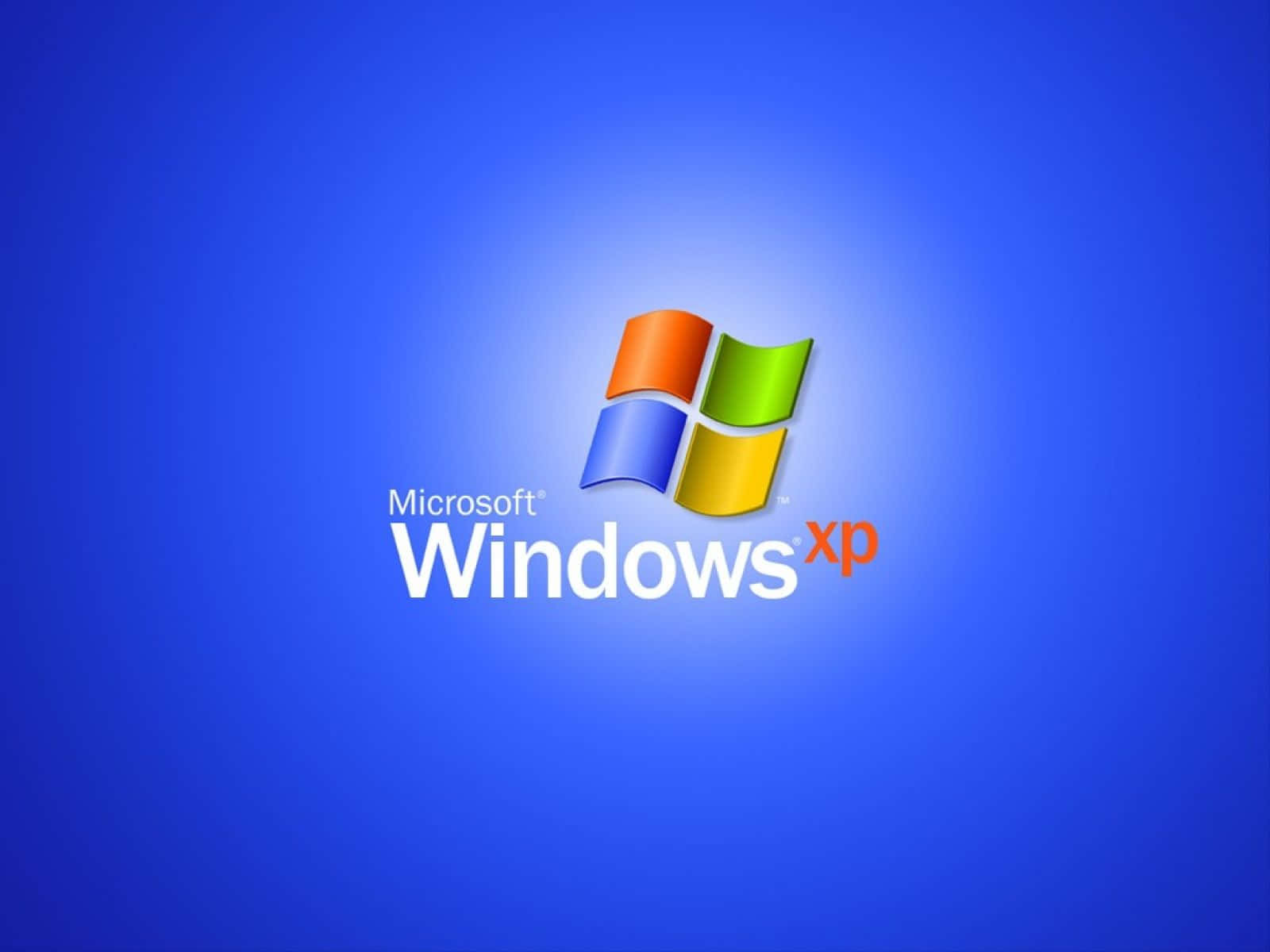 Enbakgrundsbild Av En Klassisk Windows Xp-skrivbord