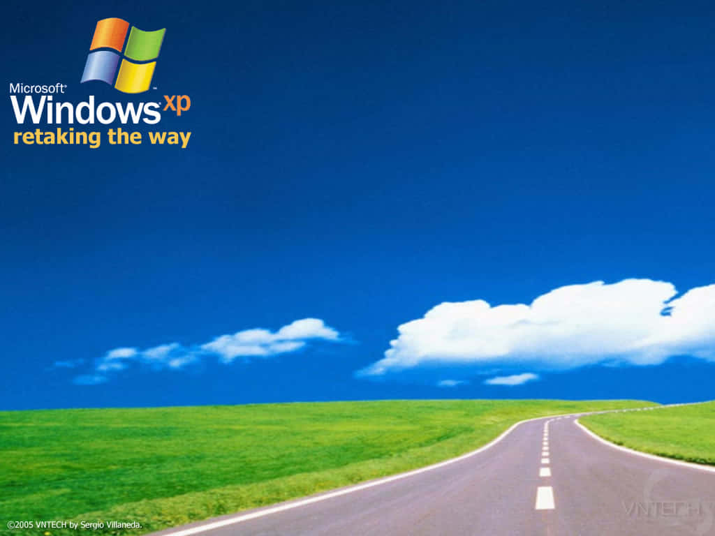 Windows XP Logo with Iconic Color Scheme