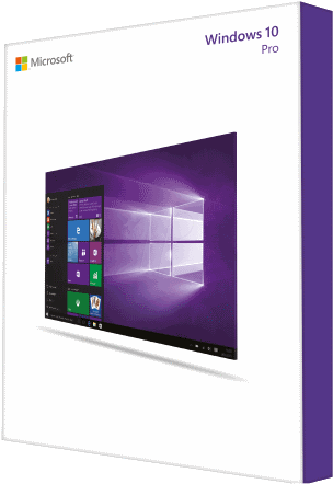 Windows10 Pro Box Art PNG