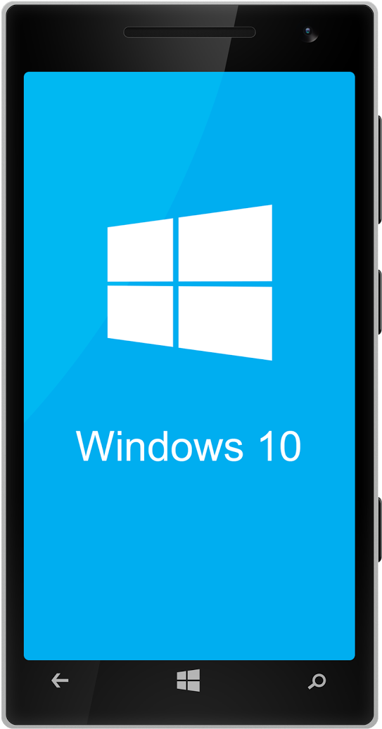 Windows10 Smartphone Clipart PNG