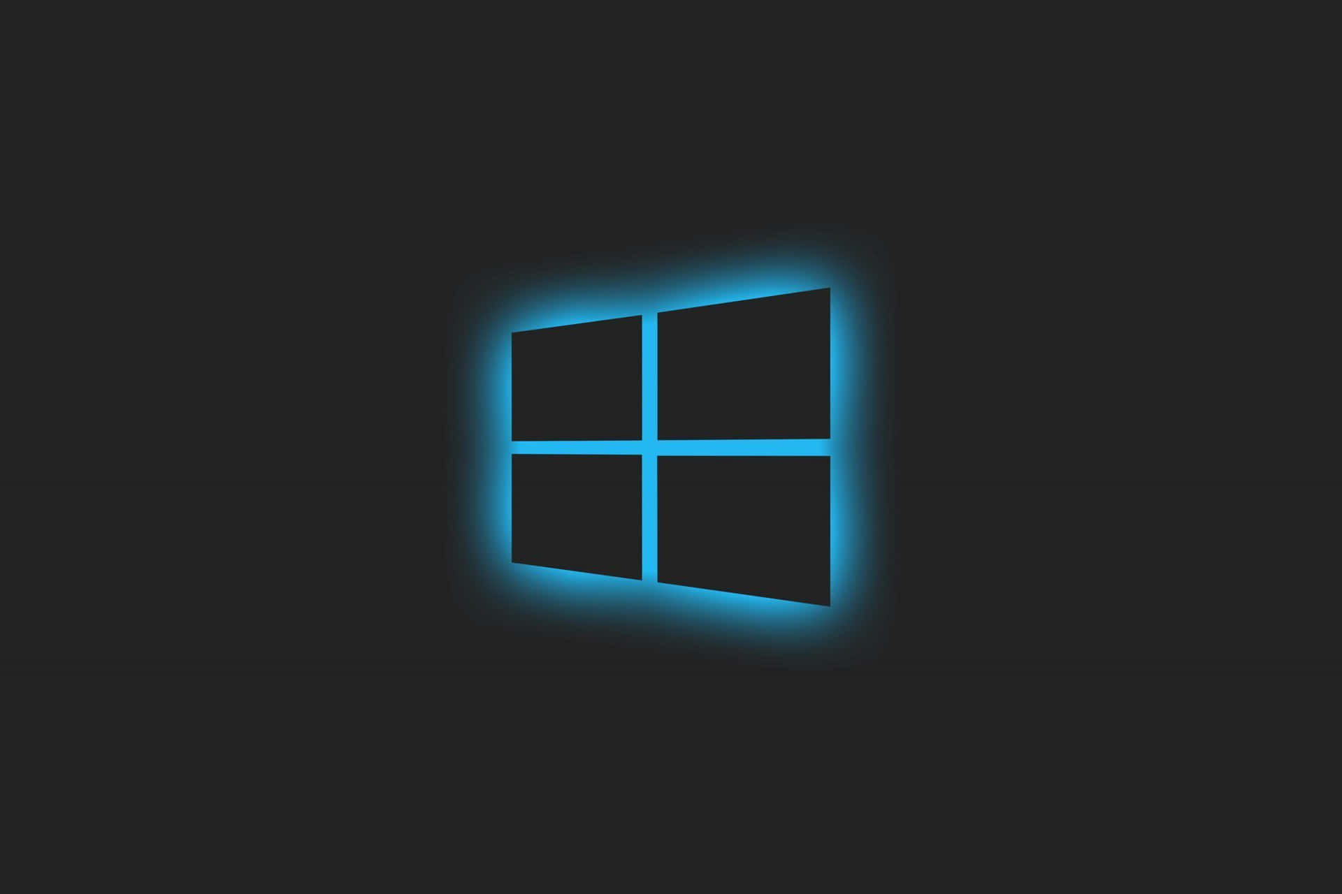 Windows11 Neon Glow Logo Wallpaper